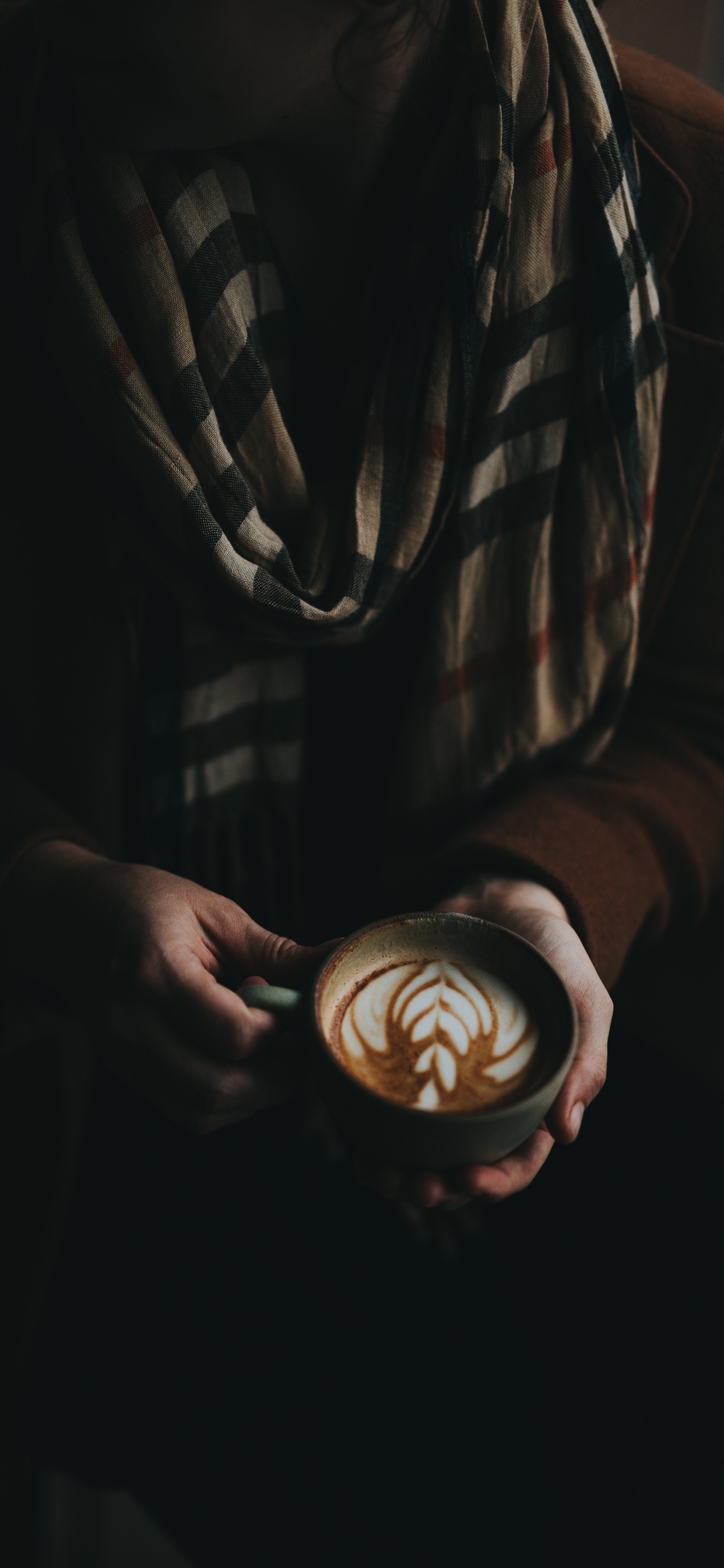 Person Holding Black Ceramic Mug. Wallpaper in 1242x2688 Resolution