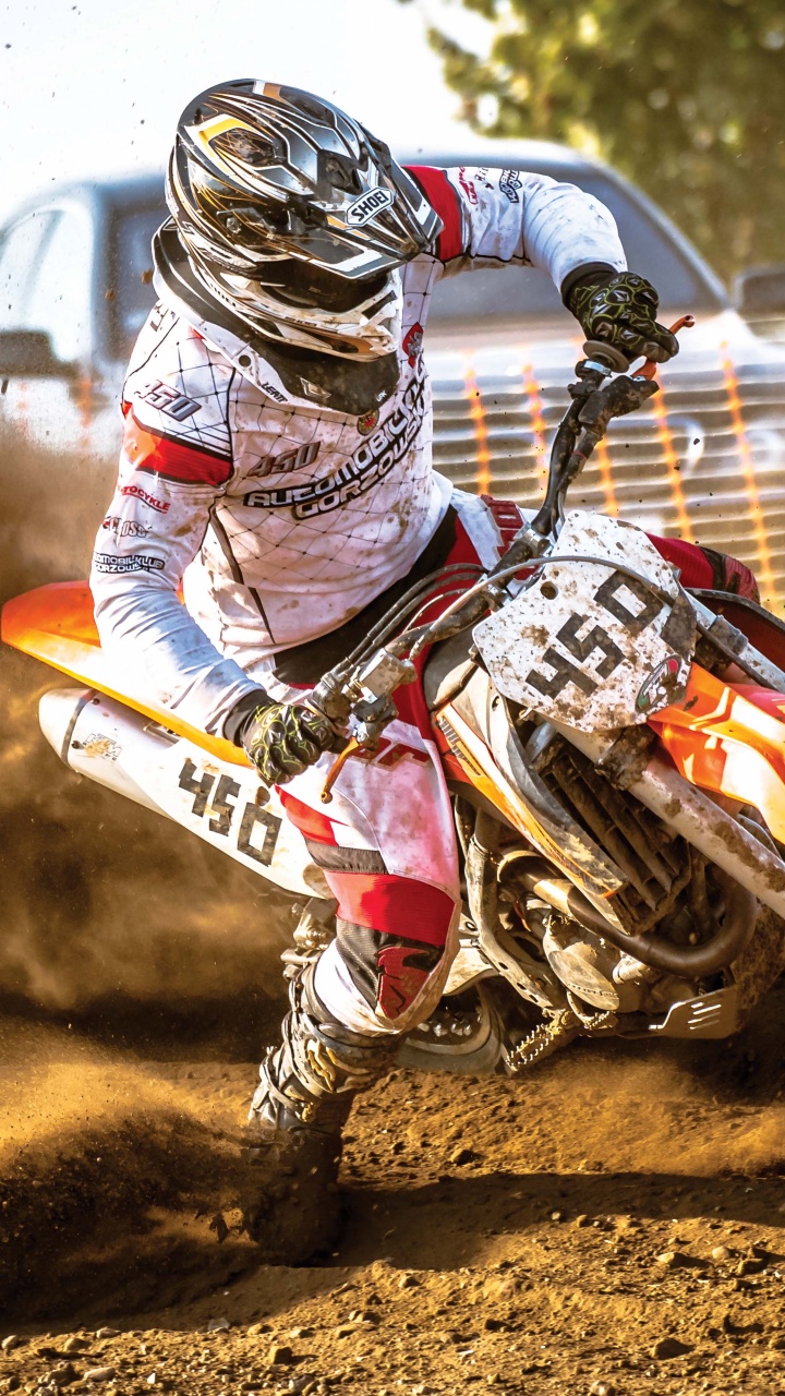 Hombre, Equitación, Motocross, Dirt Bike. Wallpaper in 720x1280 Resolution