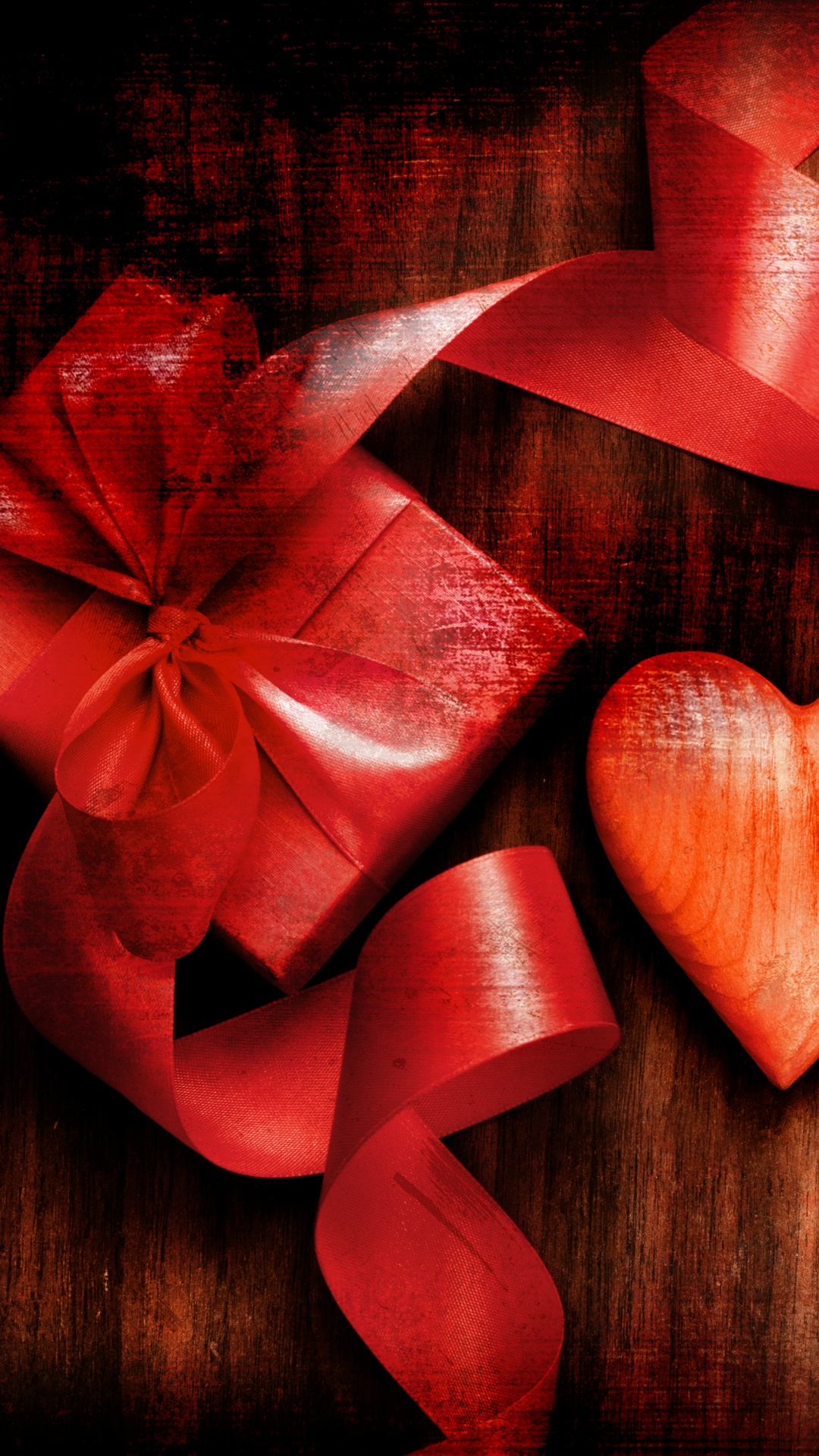 el Día de San Valentín, Rojo, Coraz, Amor, Organo. Wallpaper in 1080x1920 Resolution