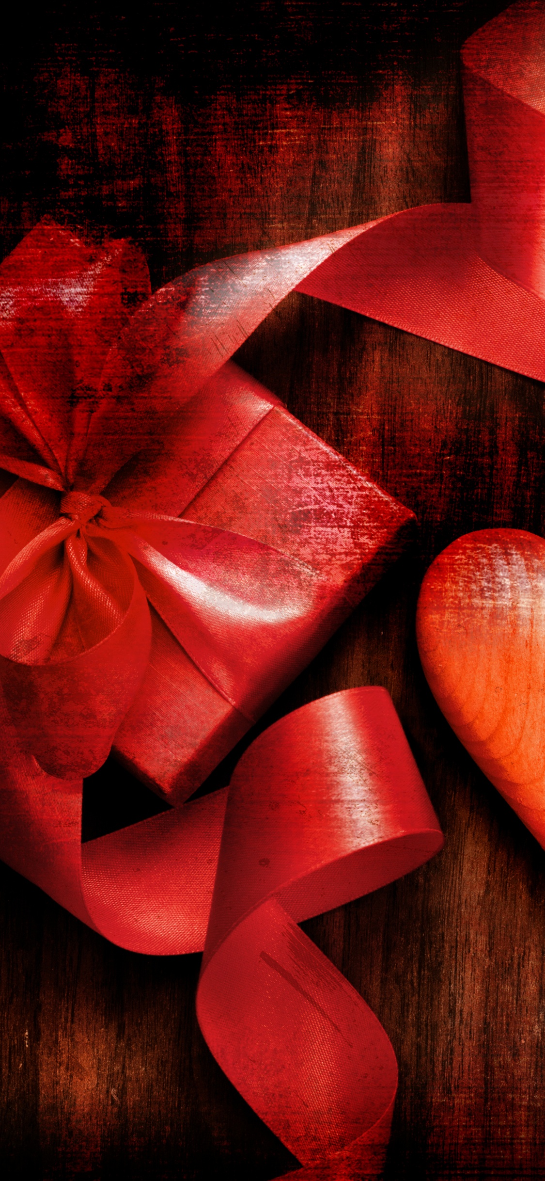 el Día de San Valentín, Rojo, Coraz, Amor, Organo. Wallpaper in 1125x2436 Resolution