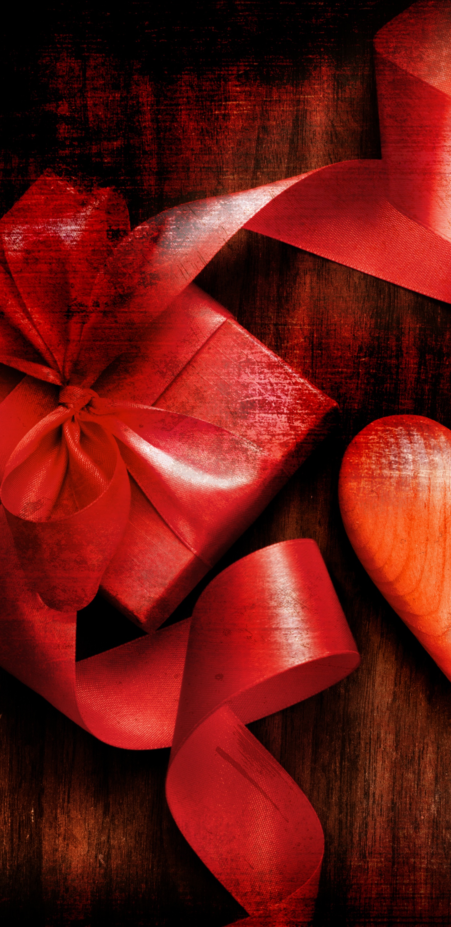 el Día de San Valentín, Rojo, Coraz, Amor, Organo. Wallpaper in 1440x2960 Resolution