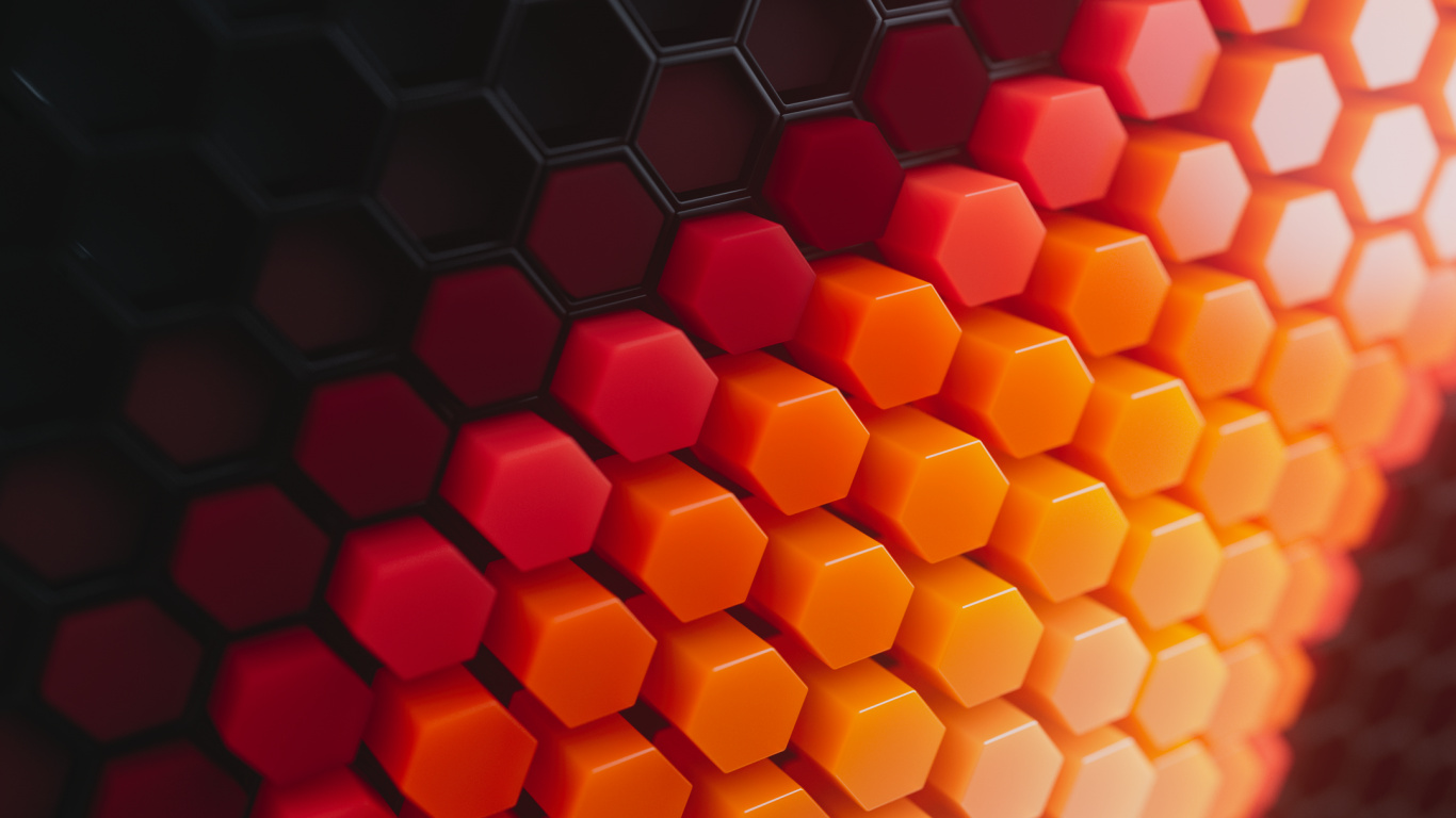 Naranja, Patrón, Malla, Carmine, Material Compuesto. Wallpaper in 1366x768 Resolution