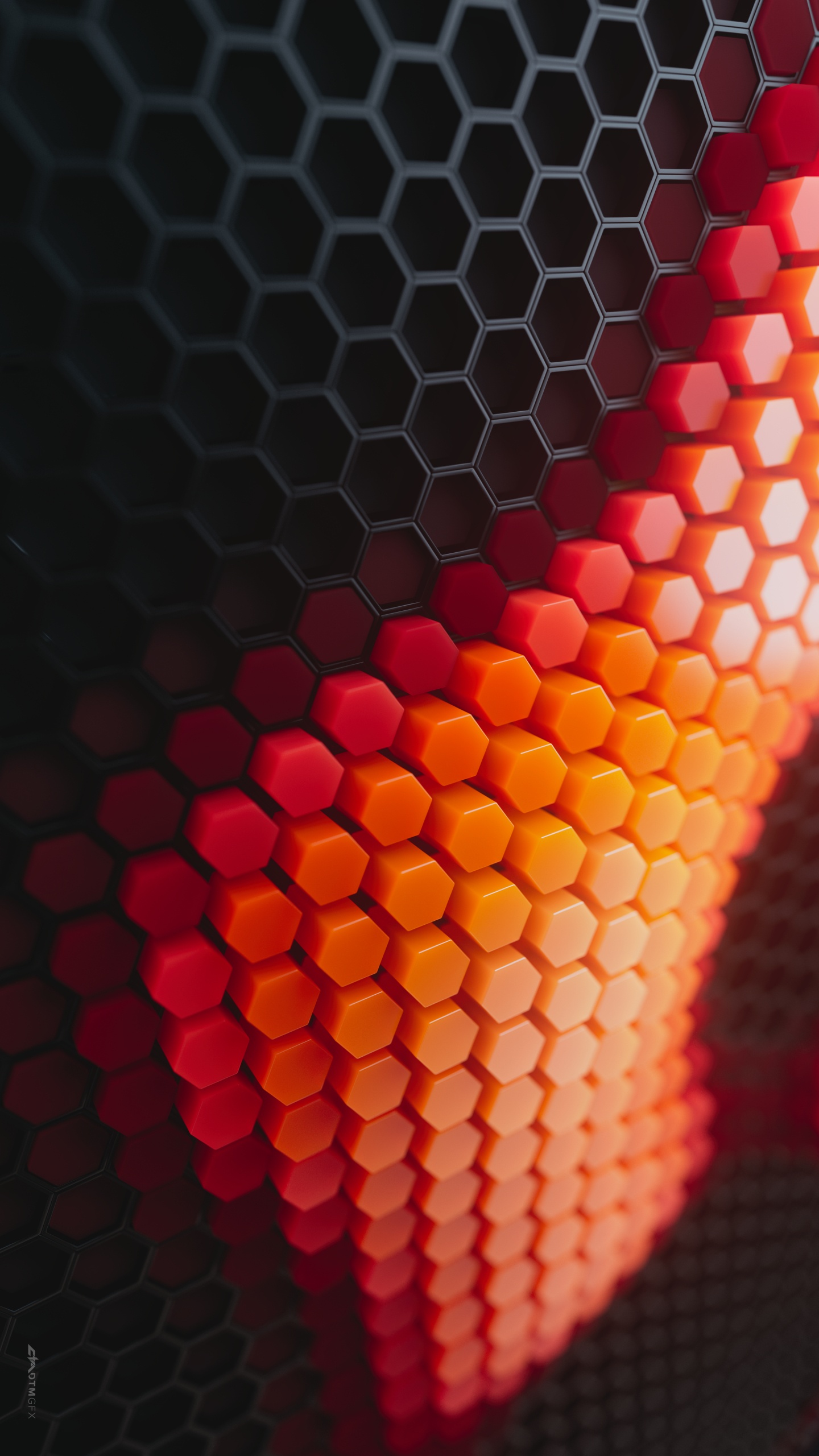 Orange, Muster, Farbigkeit, Masche, Carmine. Wallpaper in 1440x2560 Resolution