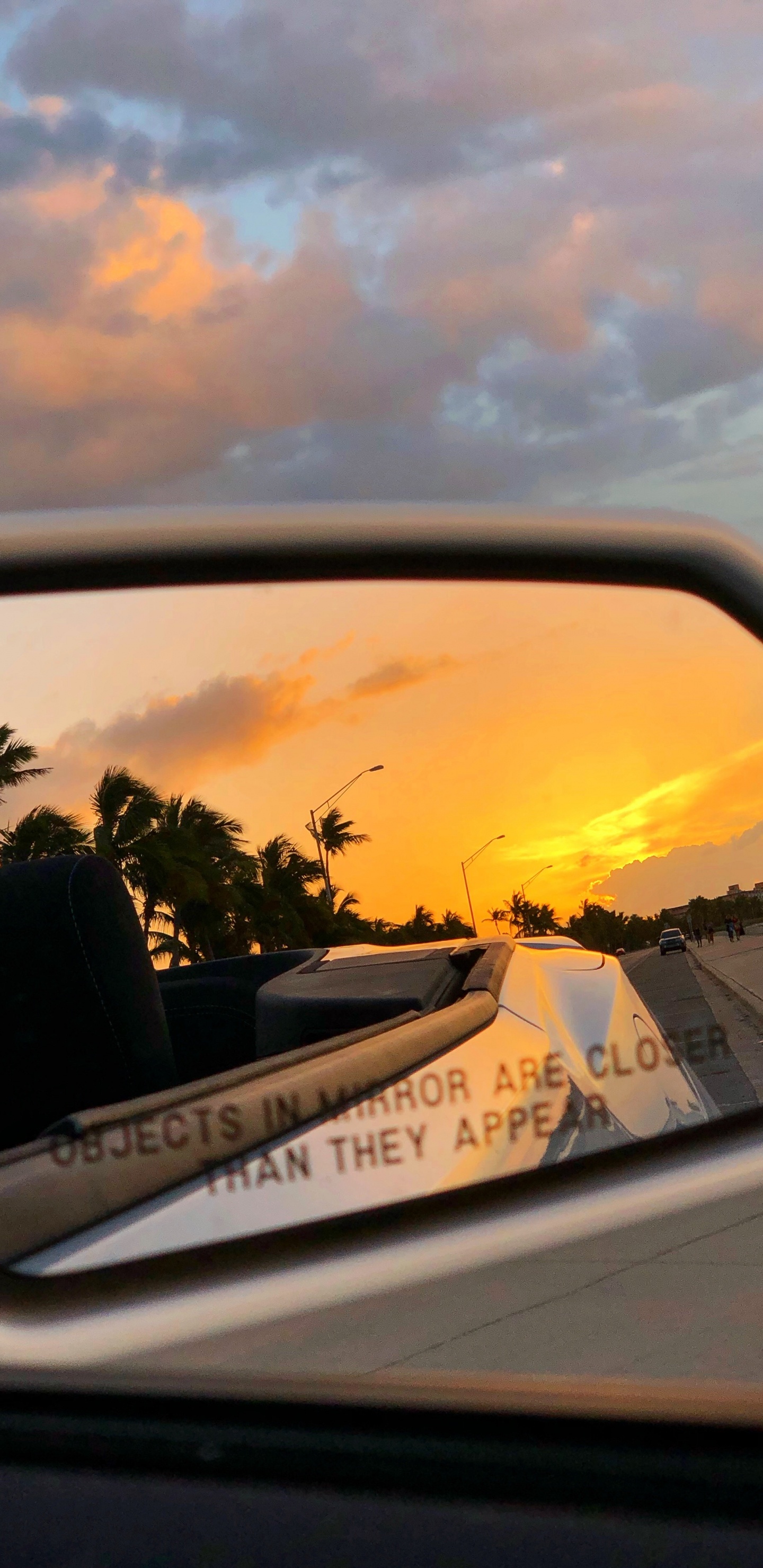 后视镜, 家庭用车, 反射, 自动的一部分, 早上 壁纸 1440x2960 允许