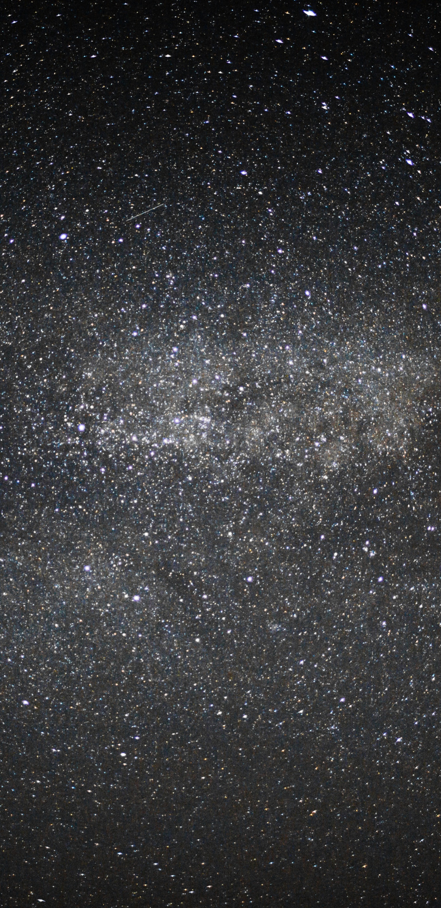 Étoiles Dans le Ciel Pendant la Nuit. Wallpaper in 1440x2960 Resolution