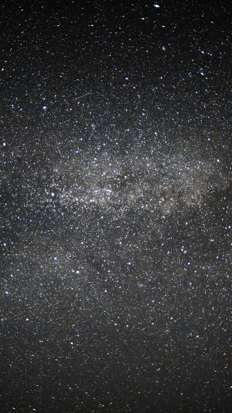 Étoiles Dans le Ciel Pendant la Nuit. Wallpaper in 750x1334 Resolution