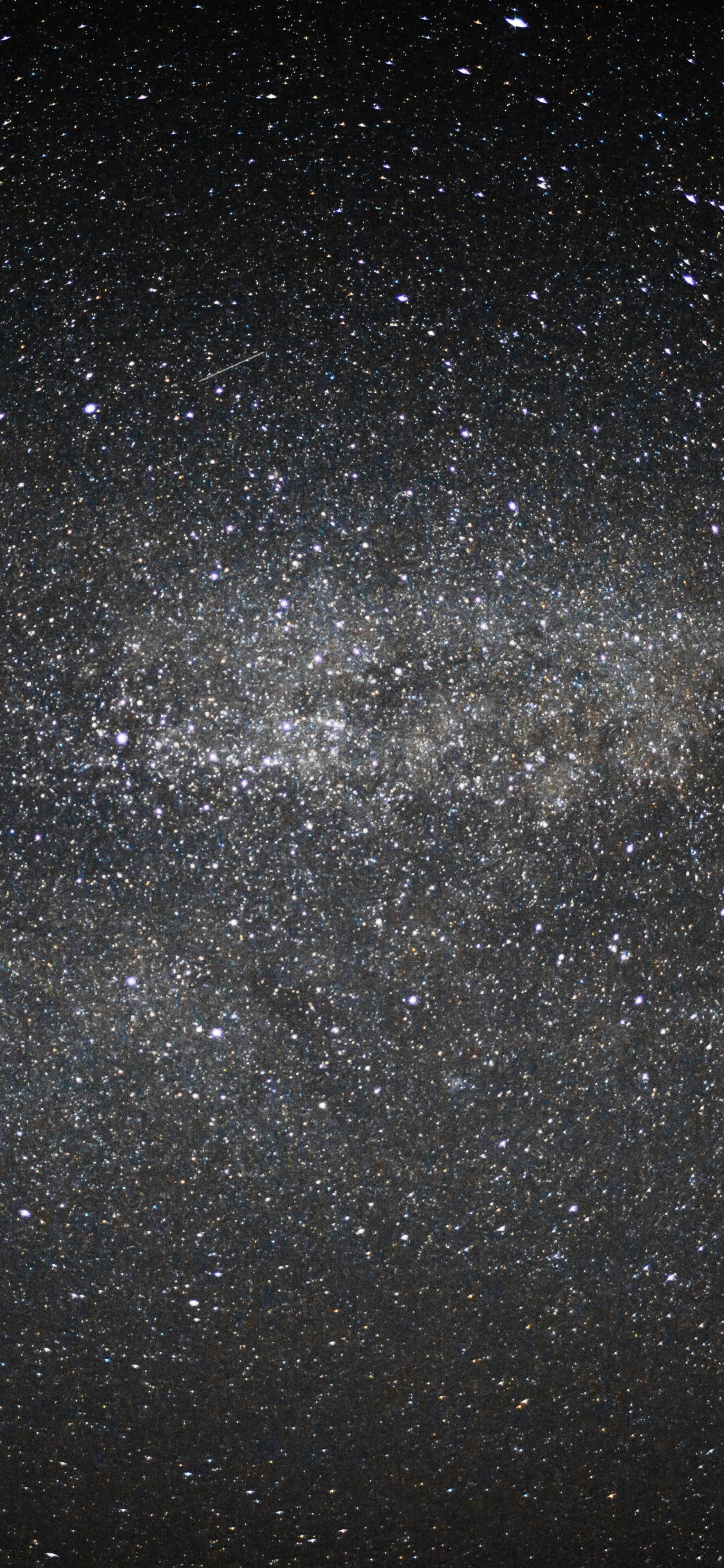 Estrellas en el Cielo Durante la Noche.. Wallpaper in 1125x2436 Resolution