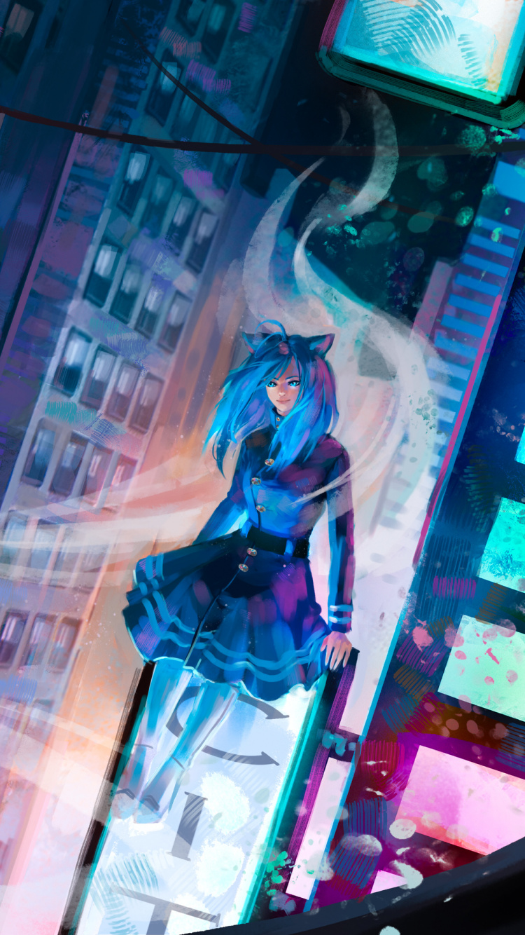 Femme en Chemise Blanche Debout à Côté D'un Bâtiment de Mur de Verre. Wallpaper in 750x1334 Resolution