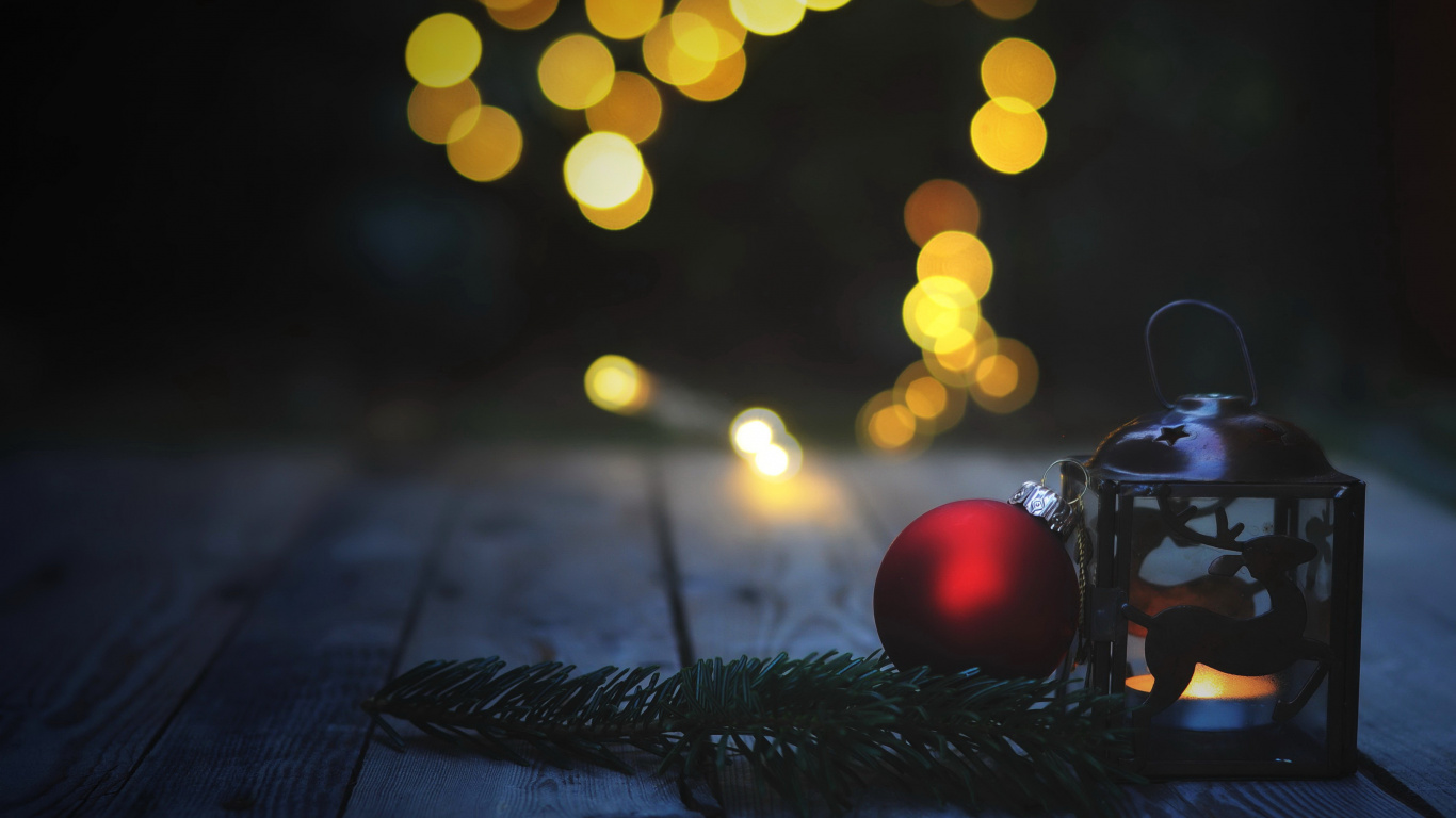 El Día De Navidad, Amarillo, Luz, Todavía la Vida, Noche. Wallpaper in 1366x768 Resolution