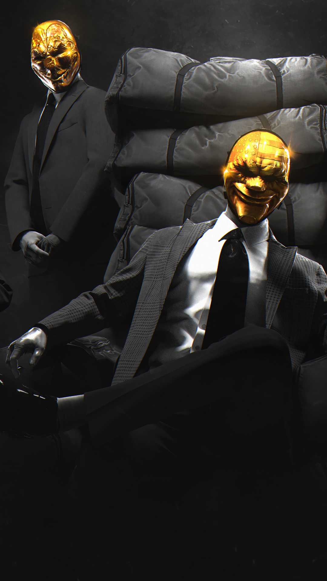 Payday 2, Payday The Heist, Overkills The Walking Dead, Steam, Suit. Wallpaper in 1080x1920 Resolution