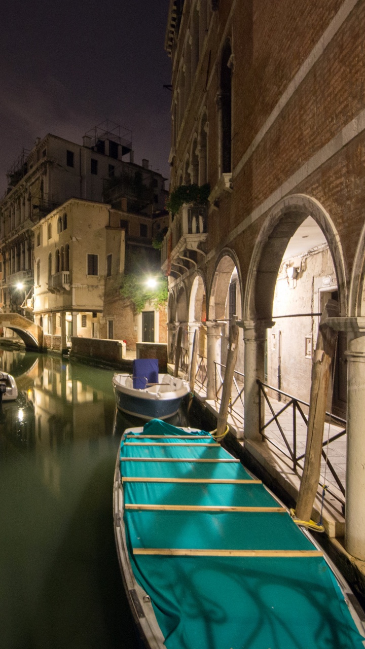 反射, 威尼斯, 运河, 大运河, 街 壁纸 720x1280 允许