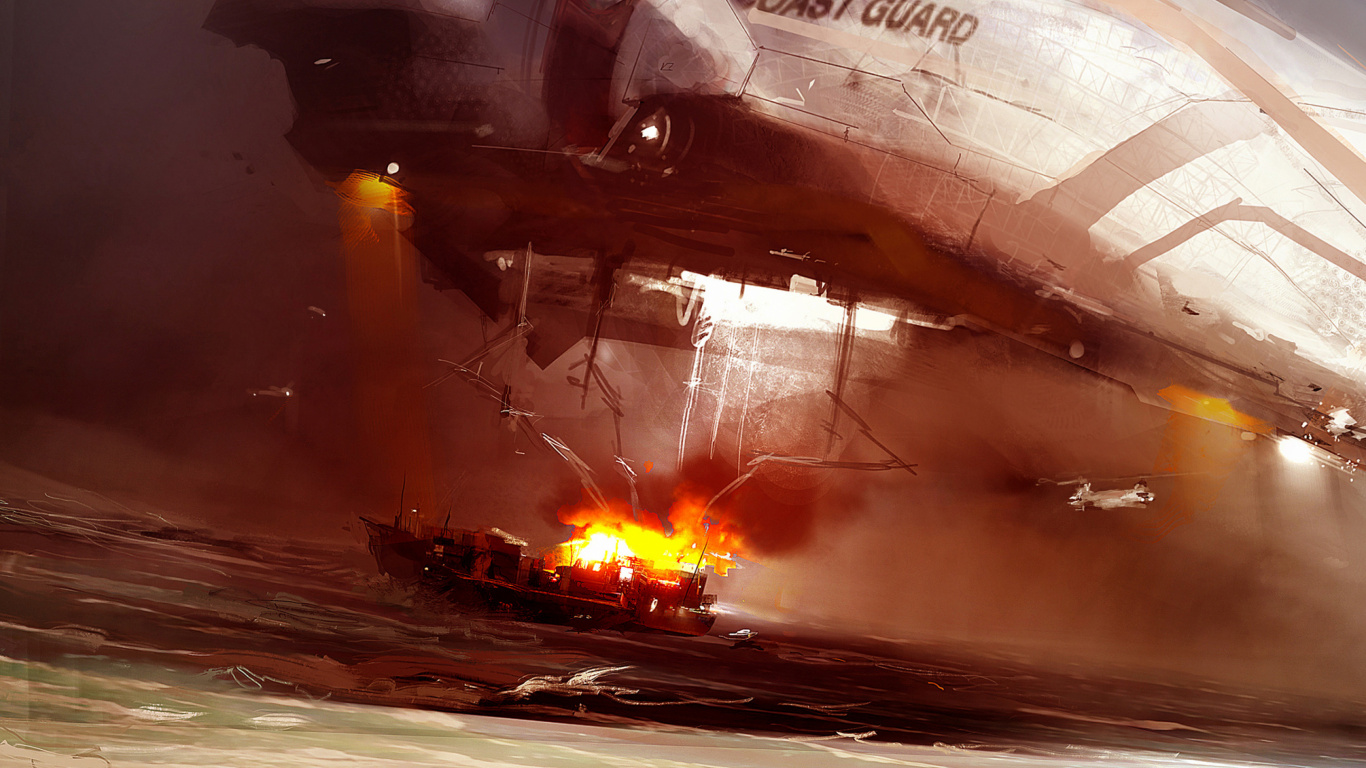 Avion Blanc et Noir Sur Route. Wallpaper in 1366x768 Resolution