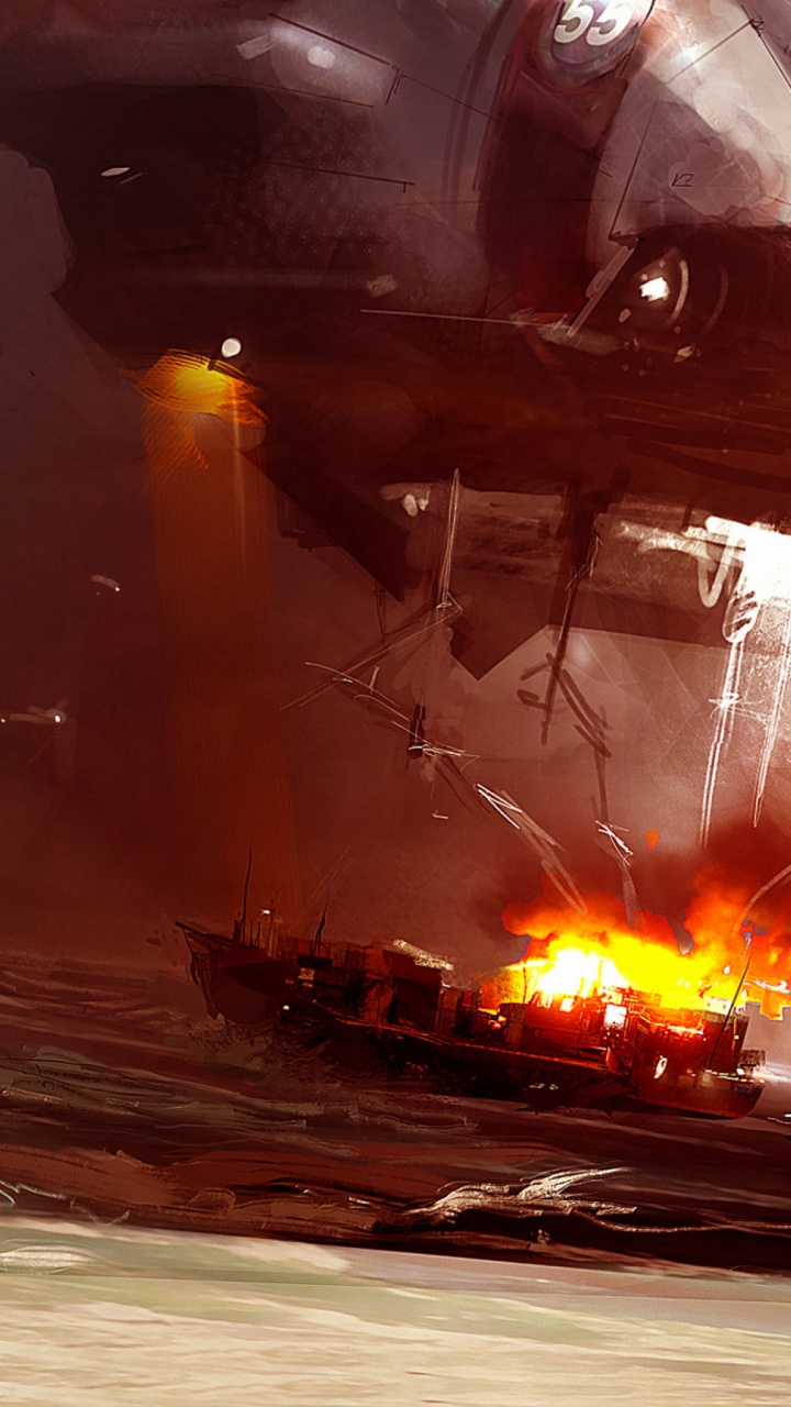 Avión Blanco y Negro en la Carretera. Wallpaper in 720x1280 Resolution