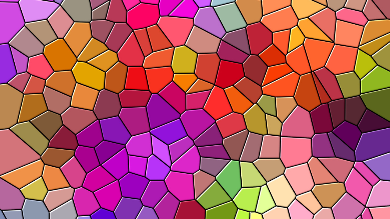 Yellow Pink and White Abstract Painting. Wallpaper in 1280x720 Resolution