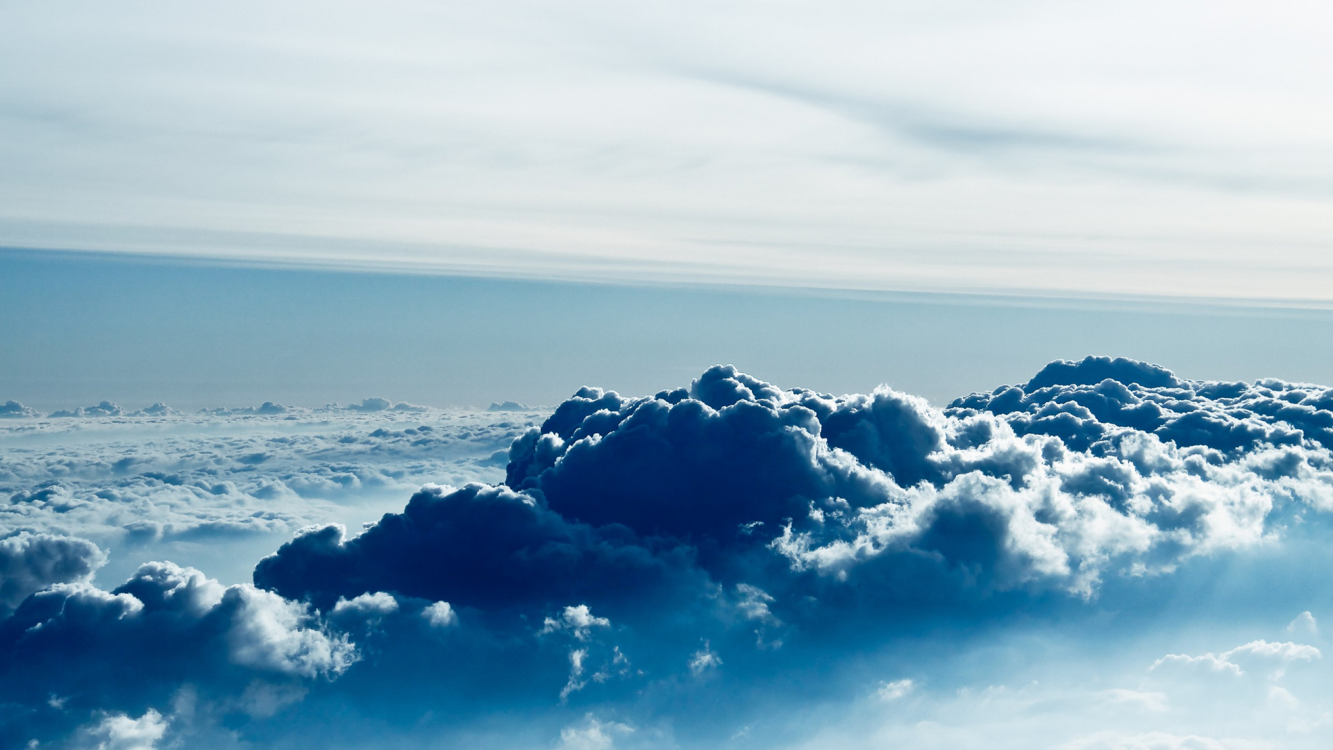 Nubes Blancas y Cielo Azul Durante el Día. Wallpaper in 1920x1080 Resolution
