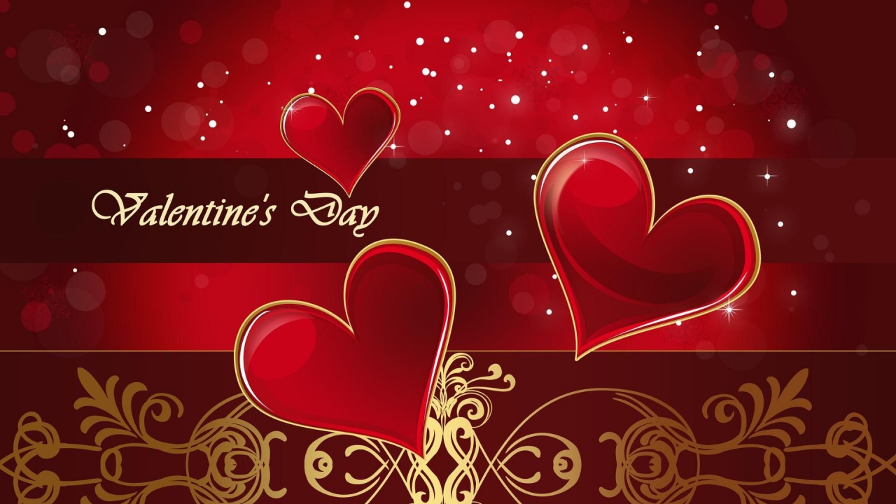 Valentines Tag, Herzen, Text, Liebe, Veranstaltung. Wallpaper in 1280x720 Resolution