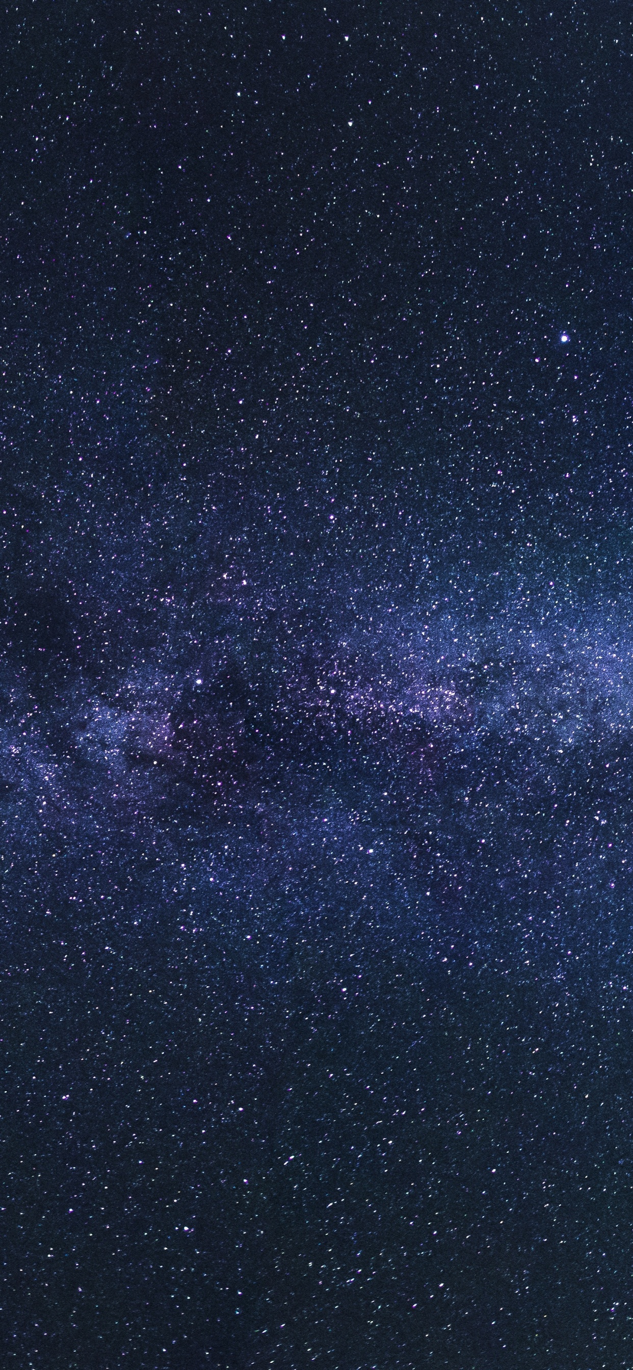 Blau-weißer Sternenhimmel. Wallpaper in 1242x2688 Resolution