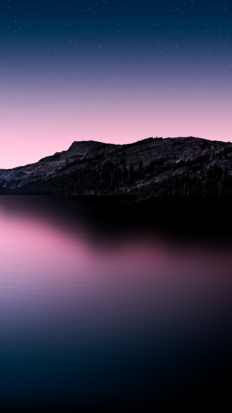 Atmosphère, Paysage Naturel, Eau, Highland, Horizon. Wallpaper in 750x1334 Resolution