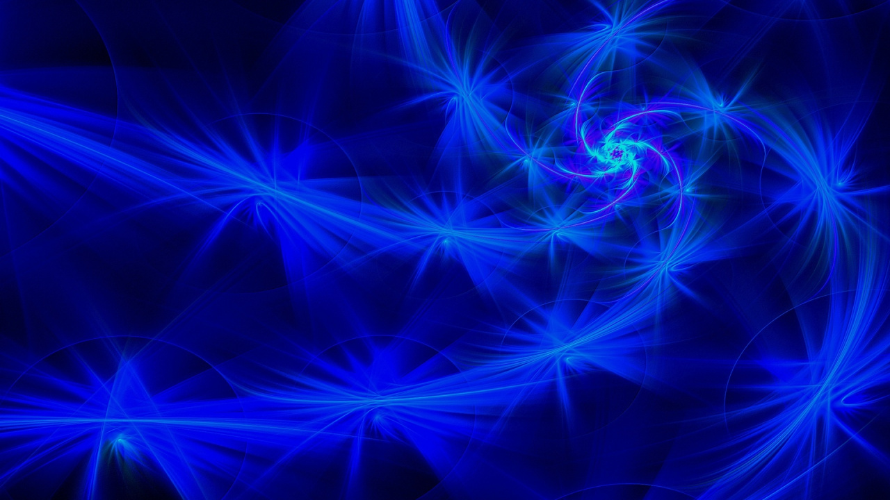 Blue and Yellow Light Illustration. Wallpaper in 1280x720 Resolution