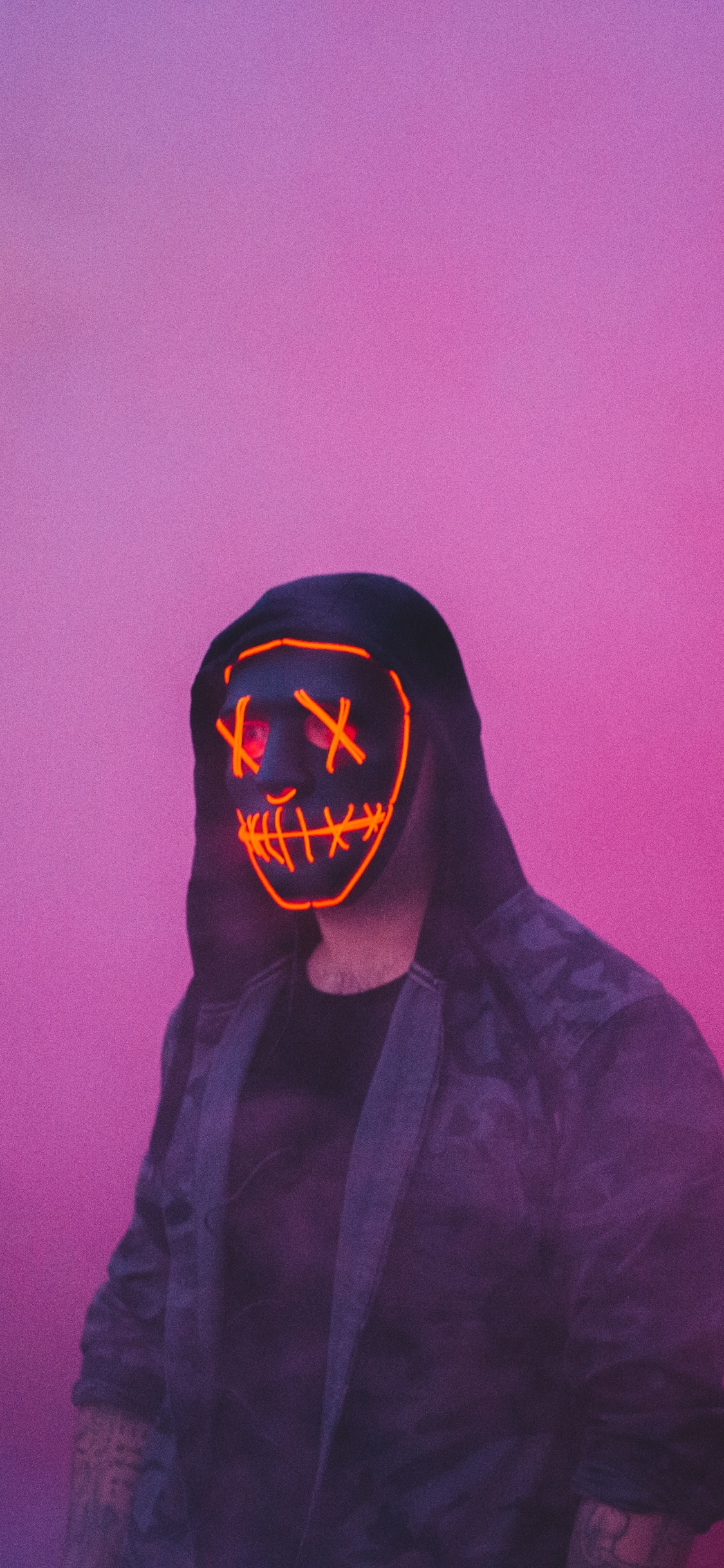 性能, 紫色的, 光, 紫罗兰色, 外套 壁纸 1125x2436 允许