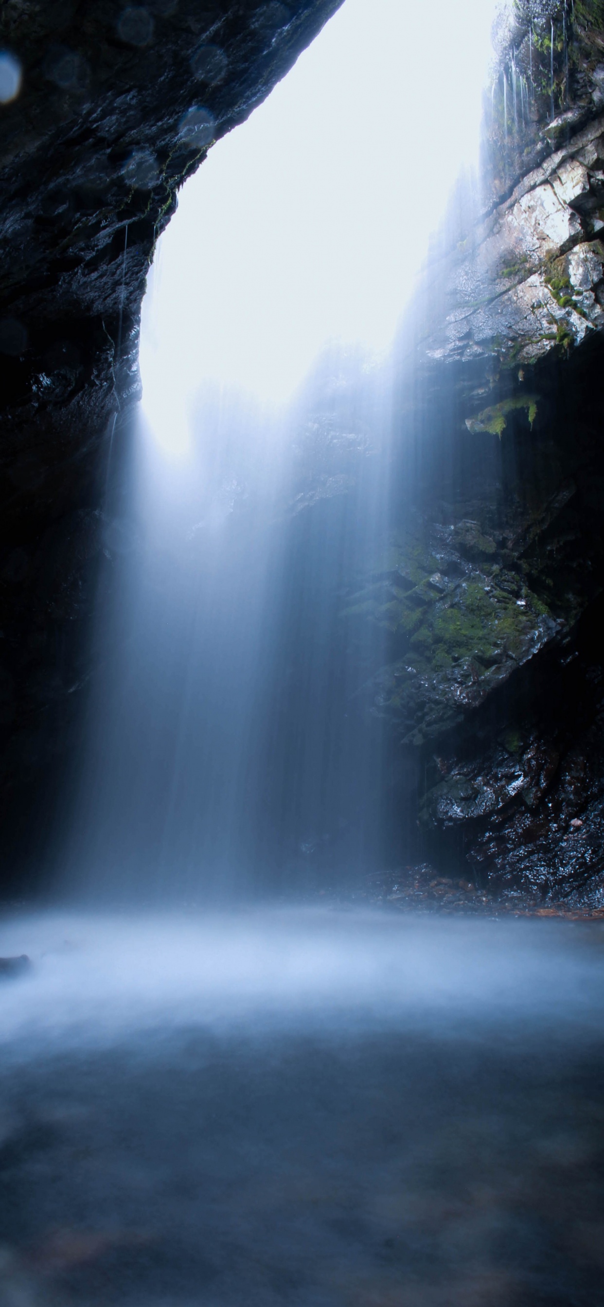 Doughnut Falls, Water, Water Resources, Nature M, Light. Wallpaper in 1242x2688 Resolution
