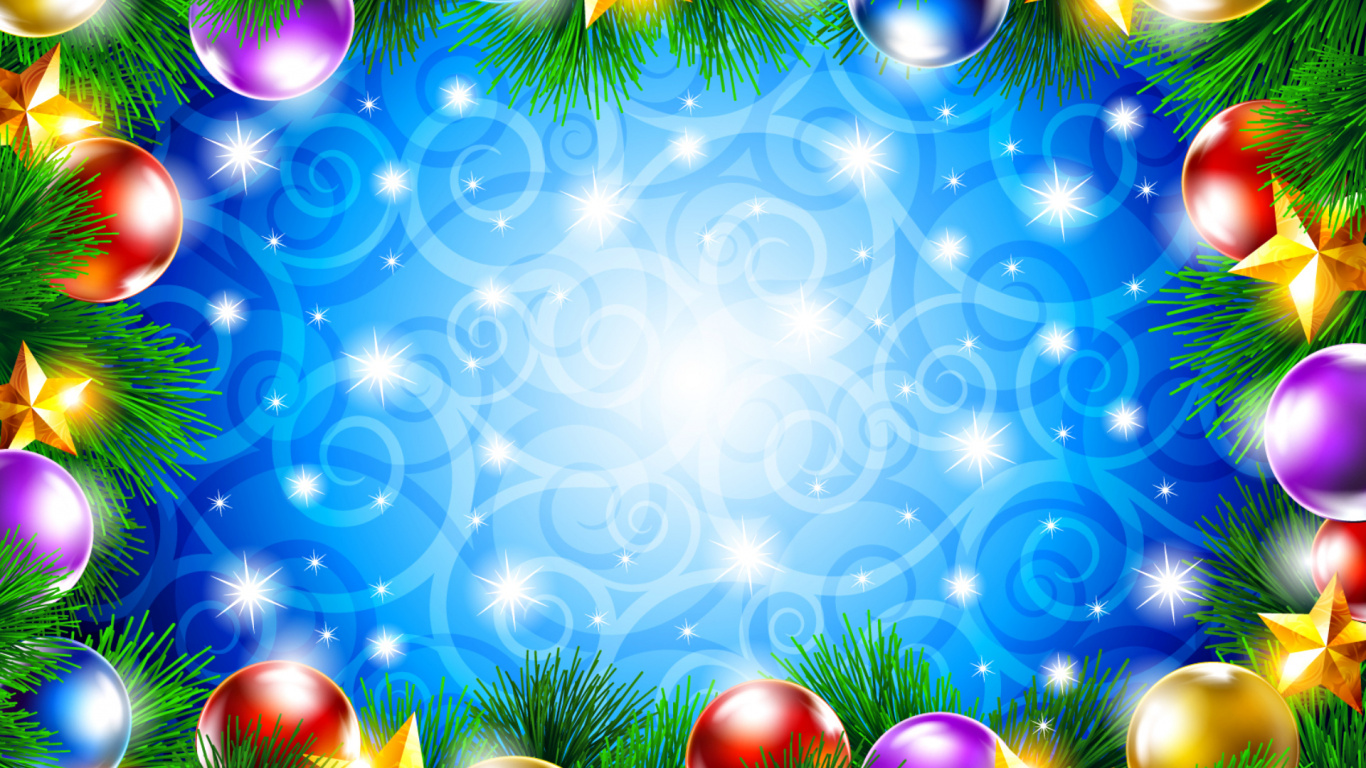 Ornement de Noël, Le Jour De Noël, Décoration de Noël, Arbre de Noël, Sapin. Wallpaper in 1366x768 Resolution