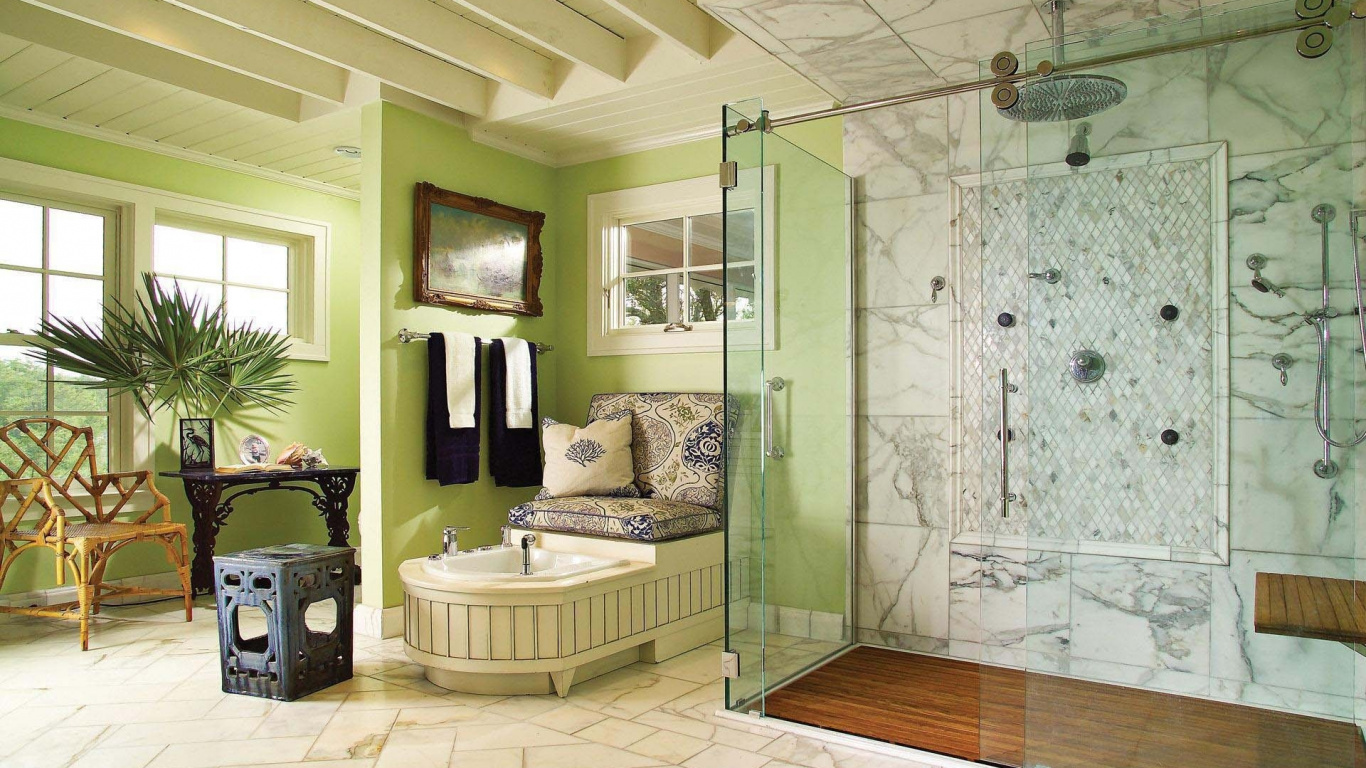 浴室, 天花板, 房地产, 建筑, 想法 壁纸 1366x768 允许