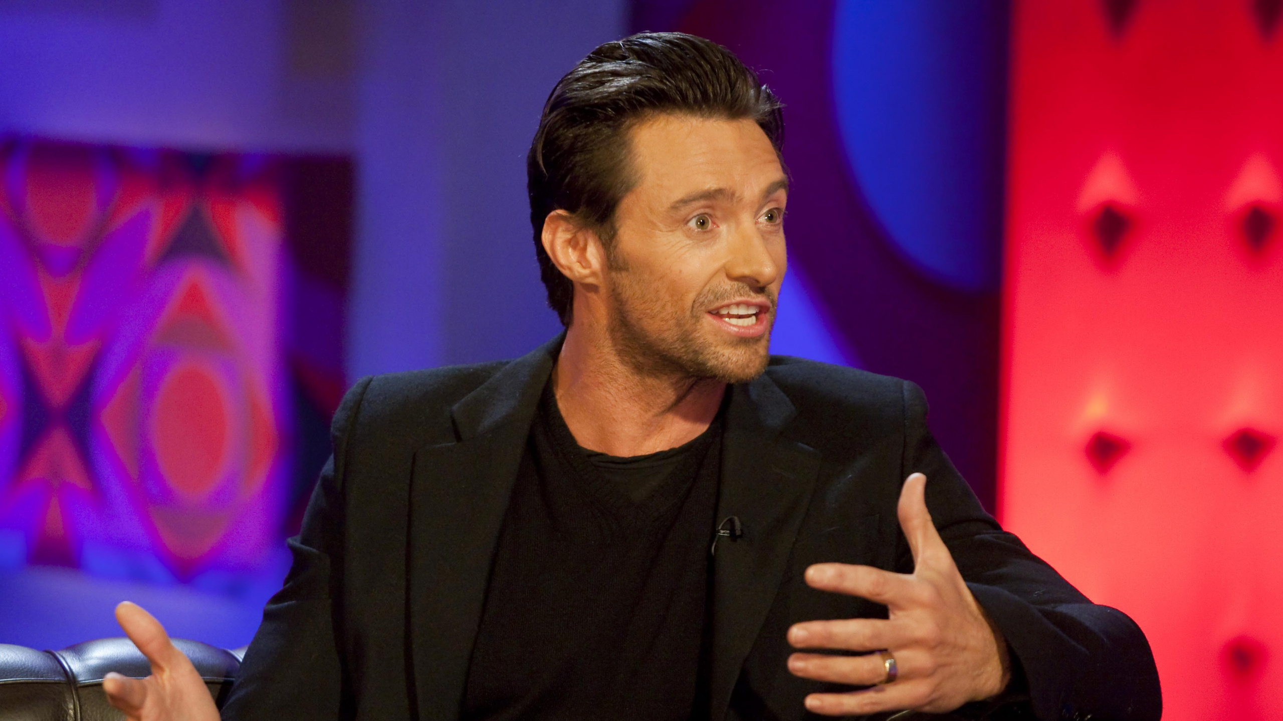 Hugh Jackman, Wolverine, Speech, Television Presenter, Music Artist. Wallpaper in 2560x1440 Resolution