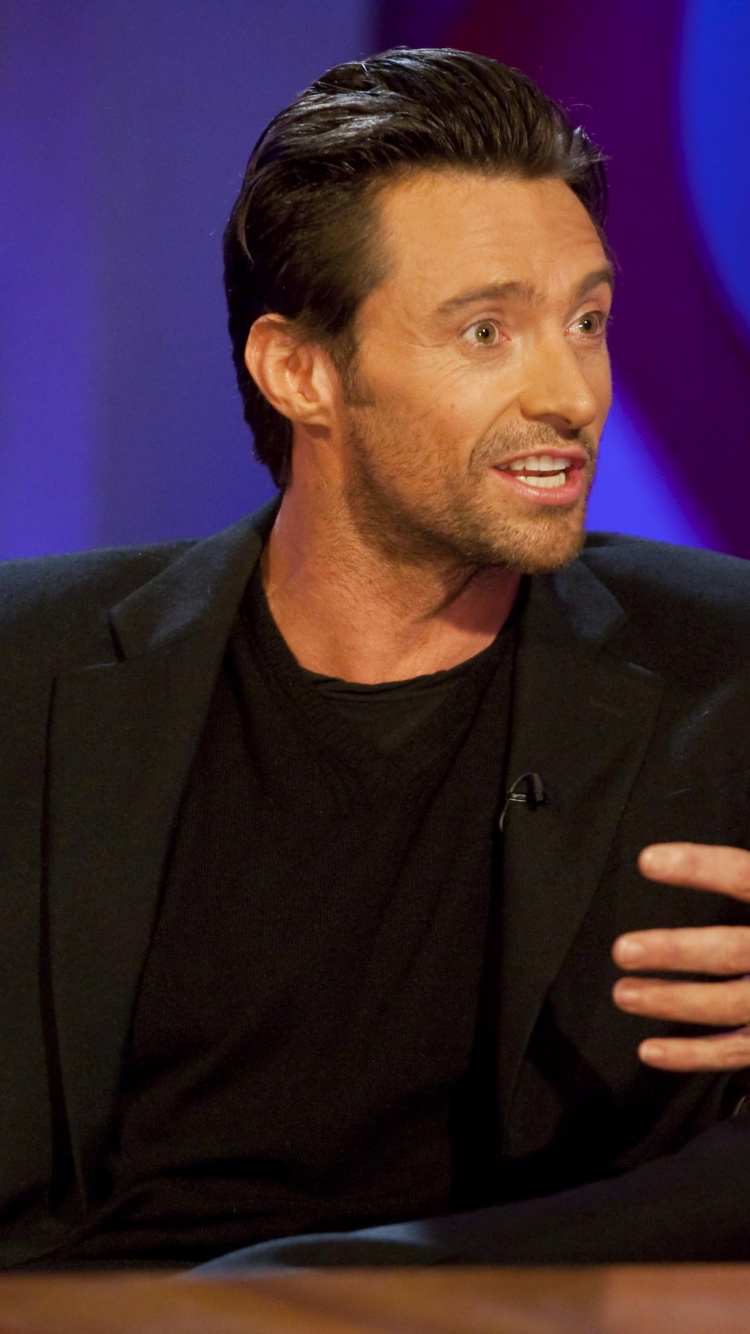 Hugh Jackman, Wolverine, Speech, Television Presenter, Music Artist. Wallpaper in 750x1334 Resolution