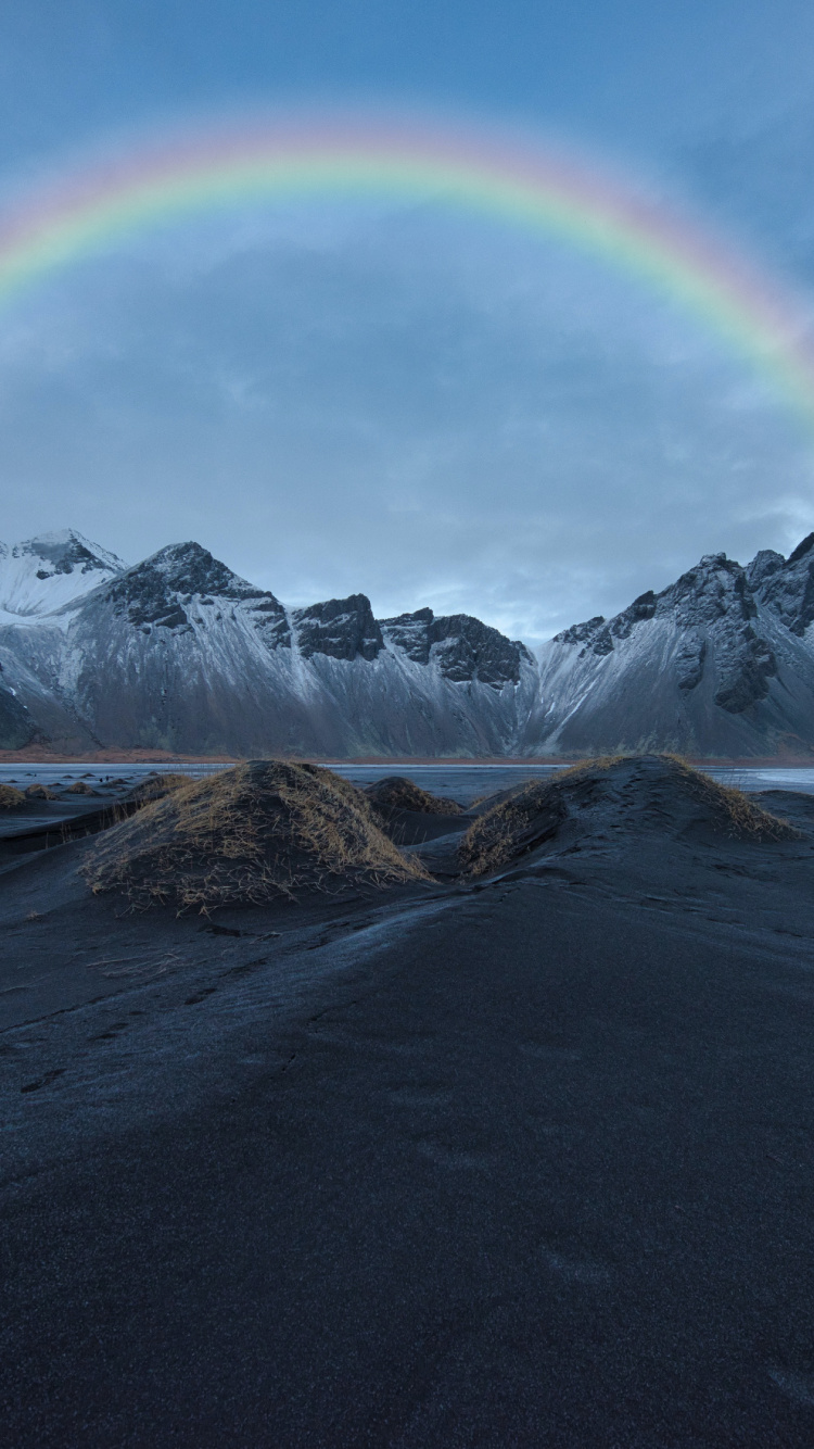 性质, 报价, 彩虹, 气氛, 高地 壁纸 750x1334 允许