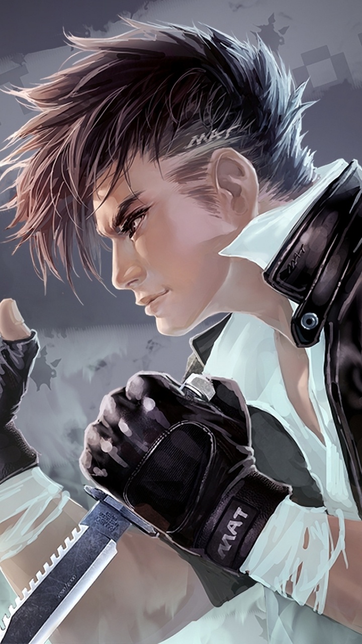 Personaje de Anime Masculino de Pelo Castaño. Wallpaper in 720x1280 Resolution