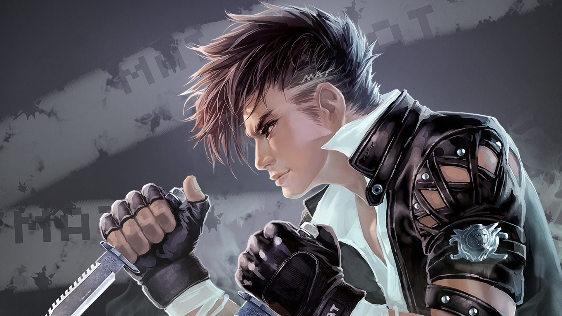 Brown Haired Male Anime Character. Wallpaper in 1920x1080 Resolution