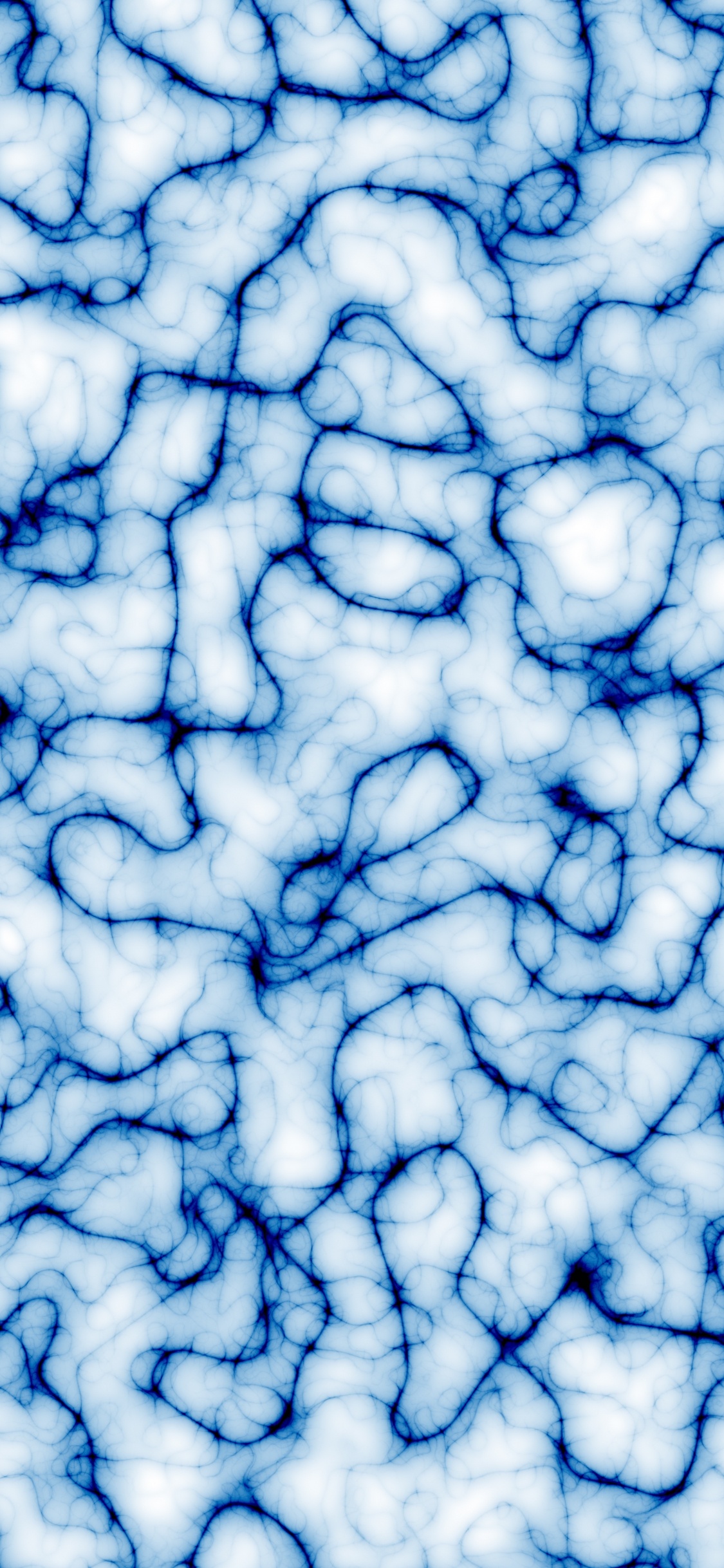 Peinture Abstraite Blanche et Bleue. Wallpaper in 1125x2436 Resolution