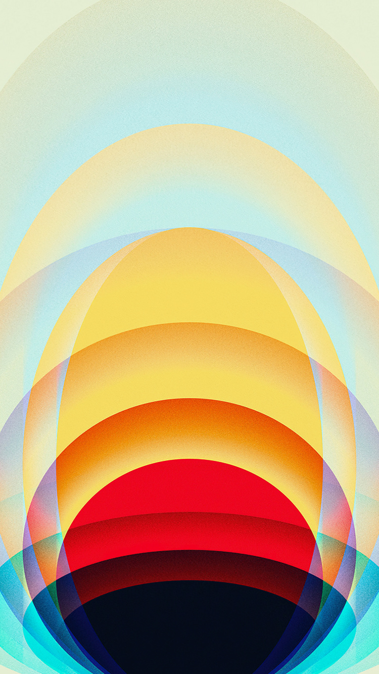 Circle, Colorfulness, World, Cloud, Orange. Wallpaper in 750x1334 Resolution