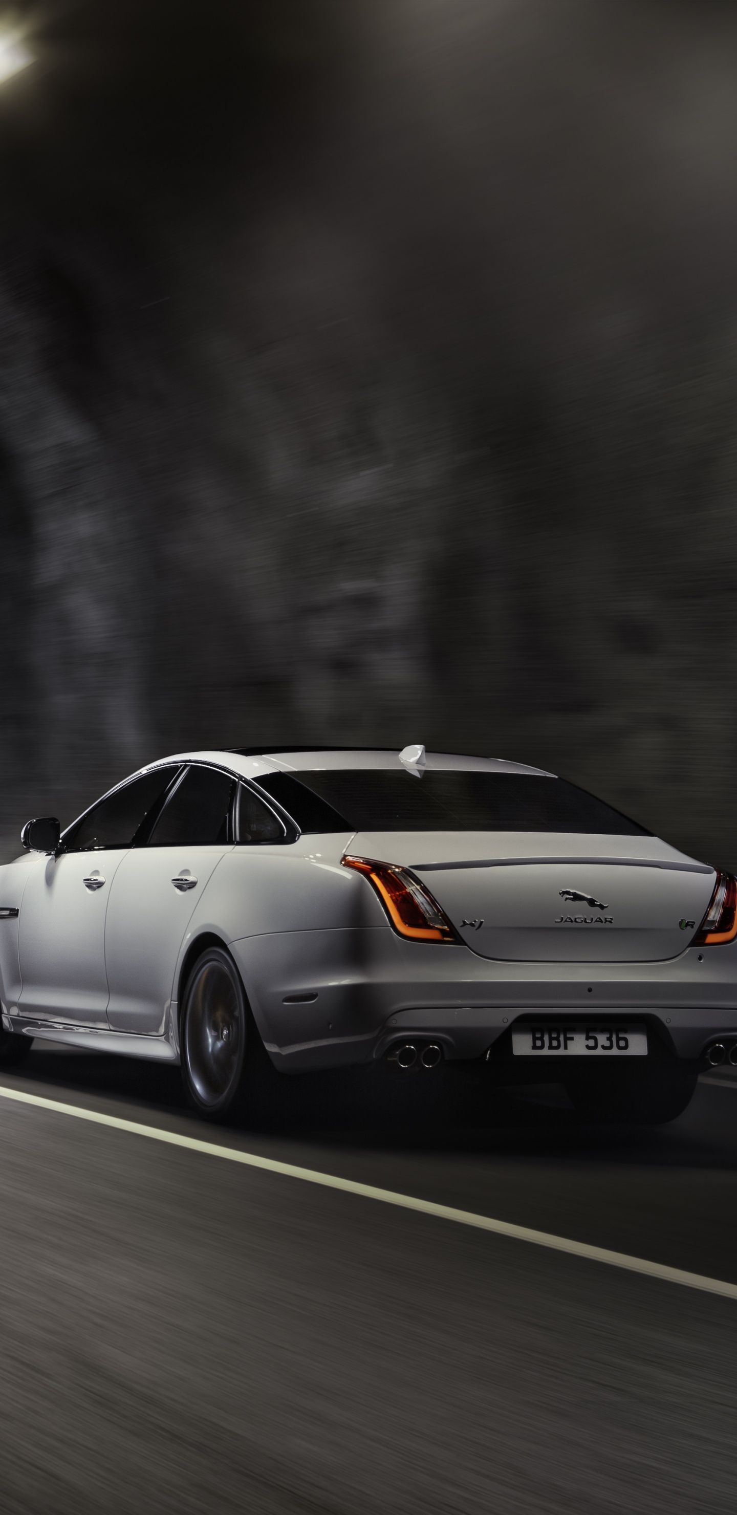 White Sedan on Road During Daytime. Wallpaper in 1440x2960 Resolution