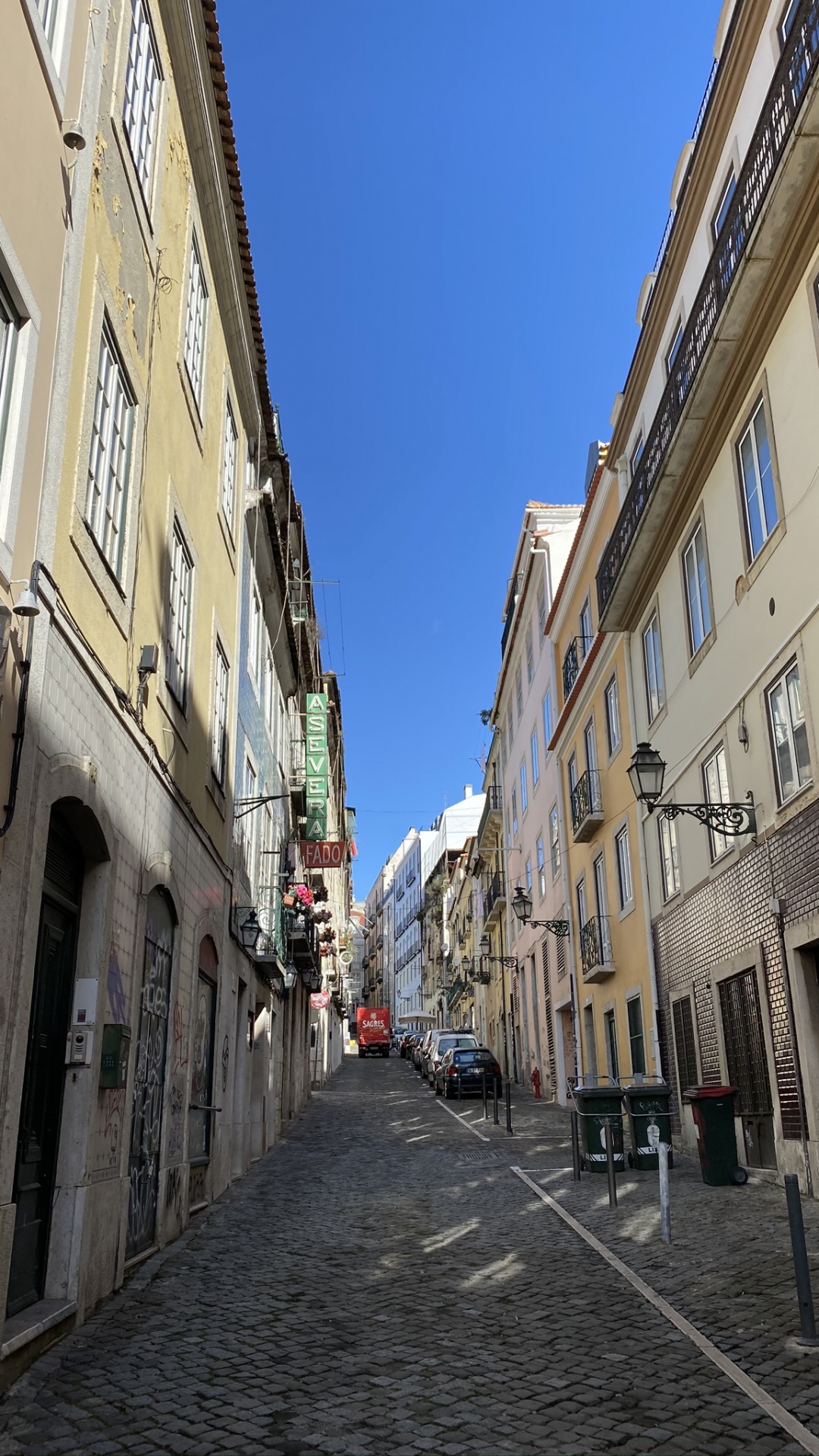 Alley, Road, Blue, Town, Window. Wallpaper in 1080x1920 Resolution