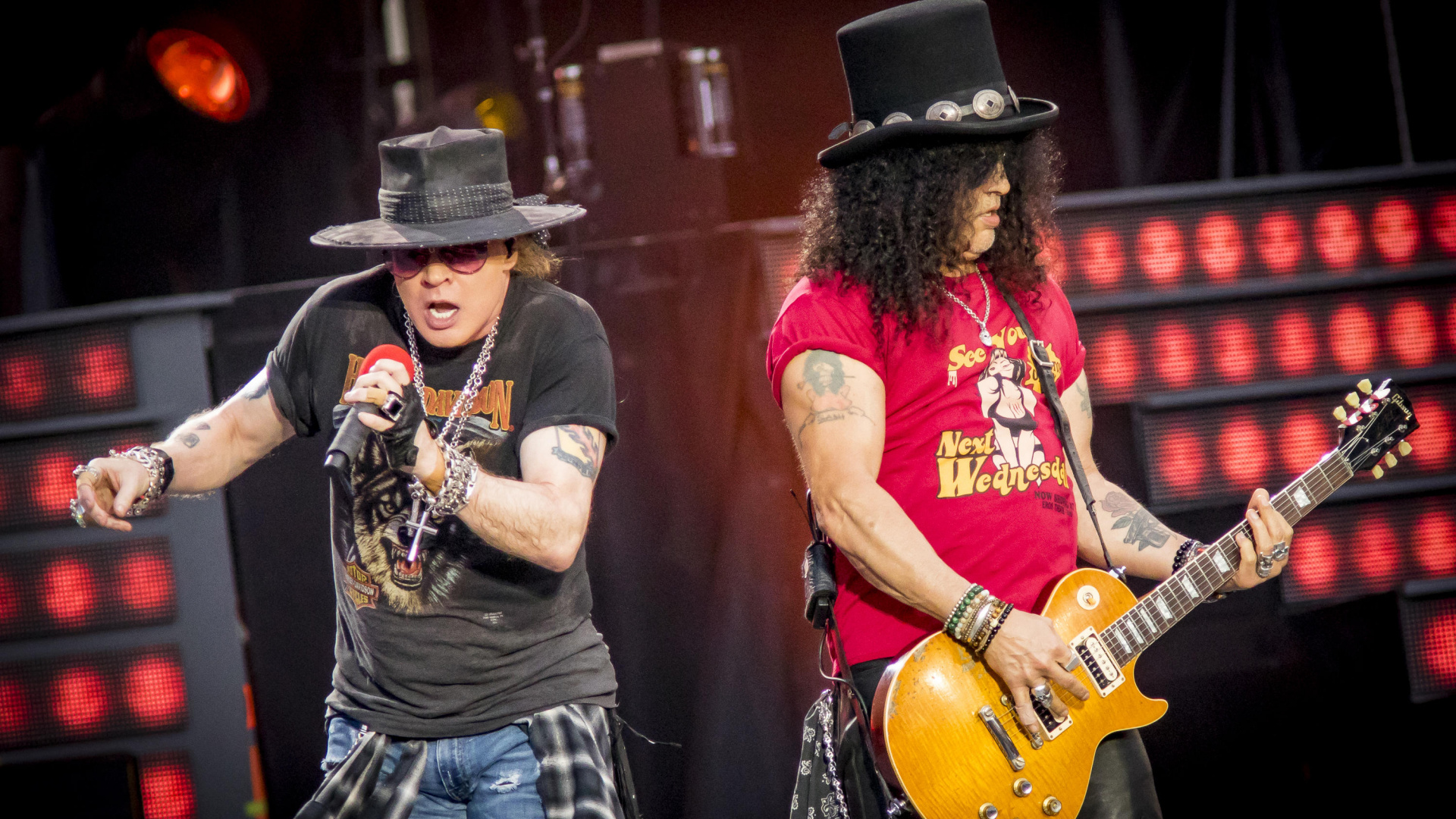 Slash, Axl Rose, Pas Dans Cette Vie en Tournée, Guns N Roses, ac Dc. Wallpaper in 1920x1080 Resolution