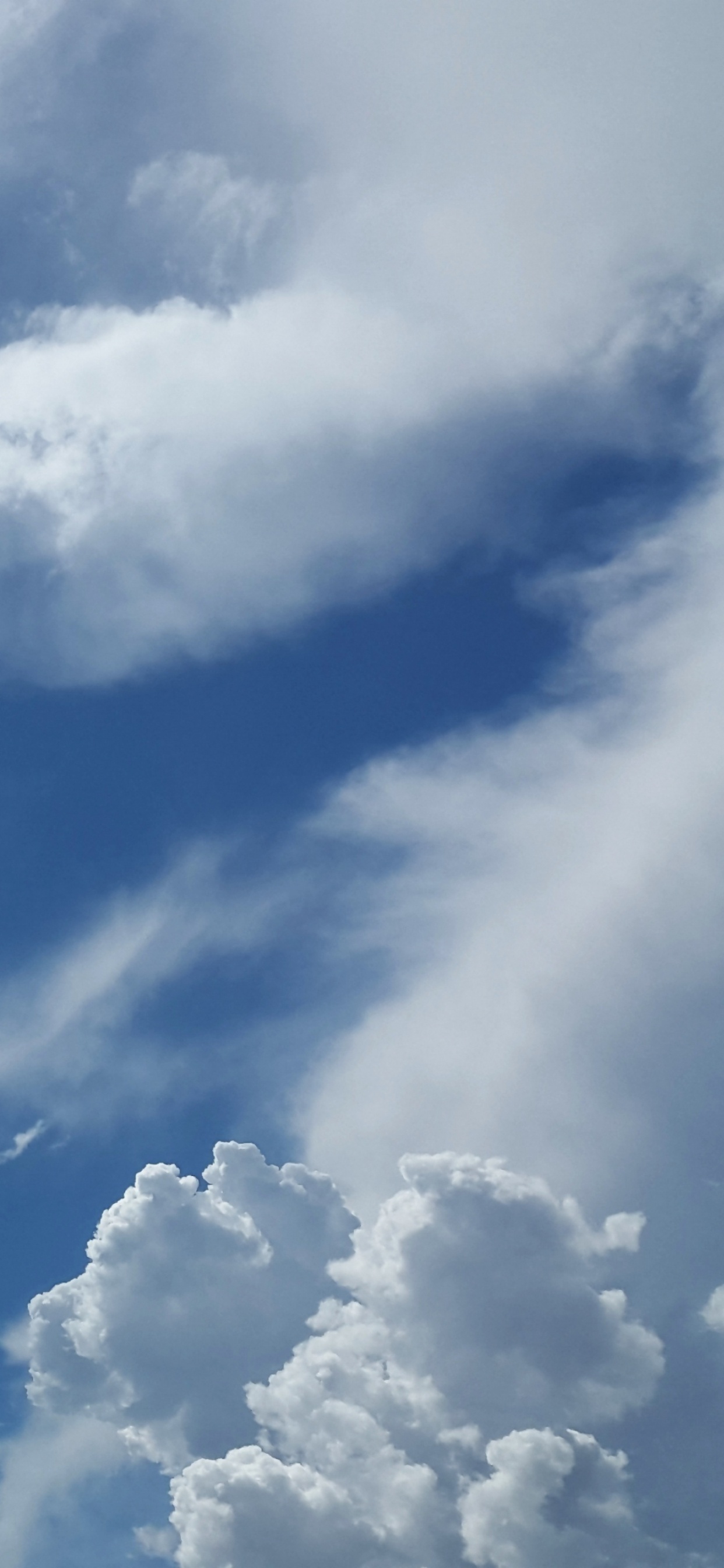 Nuages Blancs et Ciel Bleu Pendant la Journée. Wallpaper in 1242x2688 Resolution