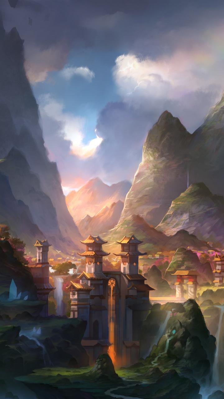 电脑游戏 壁纸 720x1280 允许