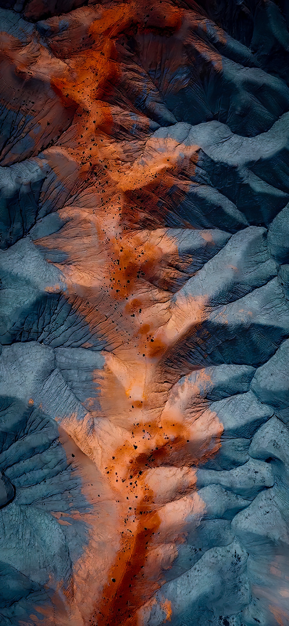 智能手机, 双SIM卡, Azure, 橙色, 自然景观 壁纸 1125x2436 允许