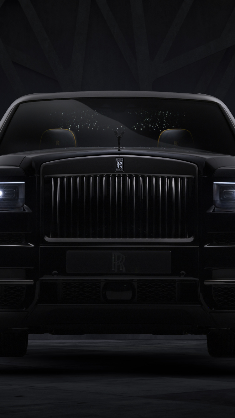 Voiture Noire Dans un Parking. Wallpaper in 750x1334 Resolution