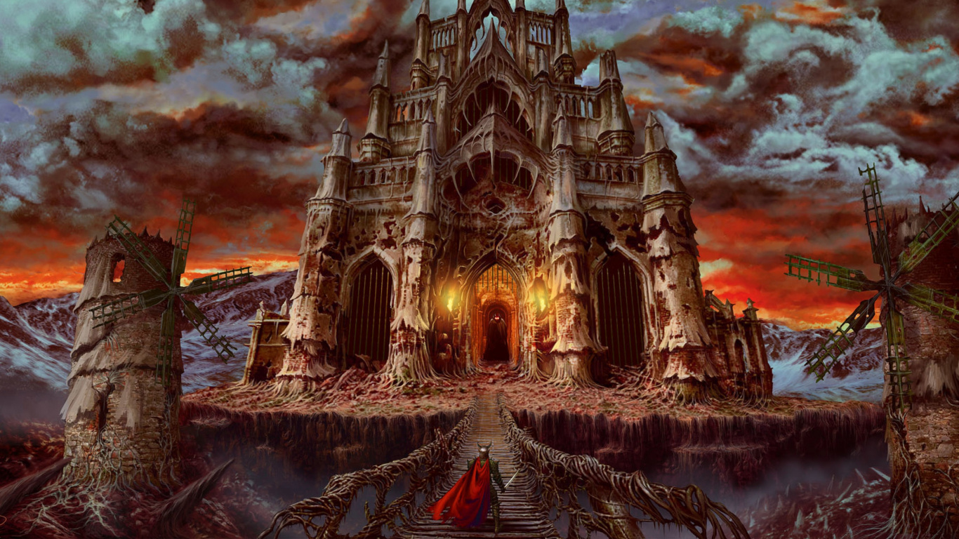 Brown Concrete Building Under Cloudy Sky During Daytime. Wallpaper in 1366x768 Resolution