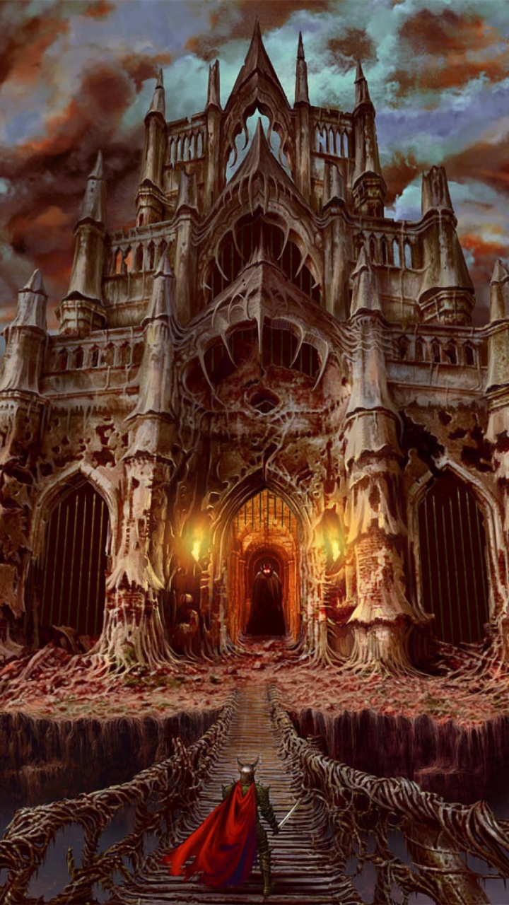 Braunes Betongebäude Unter Bewölktem Himmel Tagsüber. Wallpaper in 720x1280 Resolution