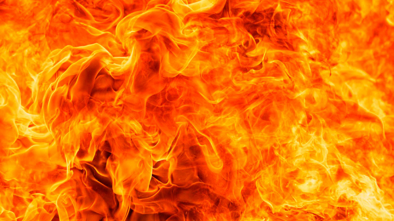 Peinture Abstraite Orange et Jaune. Wallpaper in 1280x720 Resolution