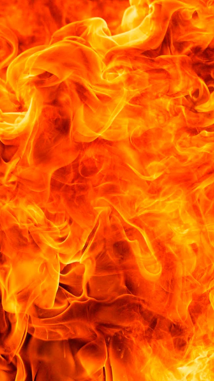 Orange Und Gelbe Abstrakte Malerei. Wallpaper in 720x1280 Resolution