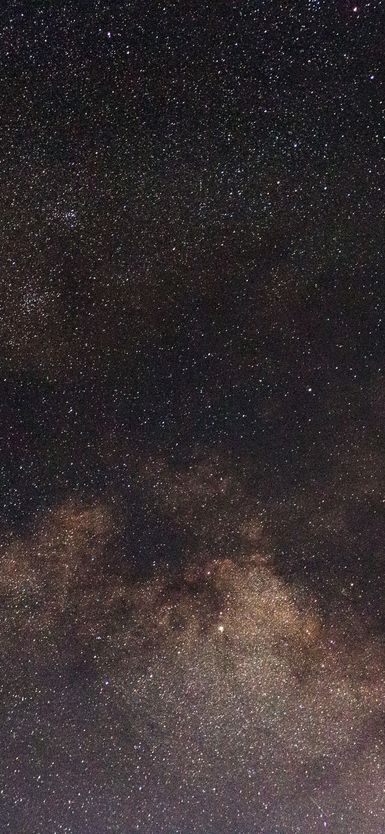 Black and Brown Starry Night. Wallpaper in 1242x2688 Resolution