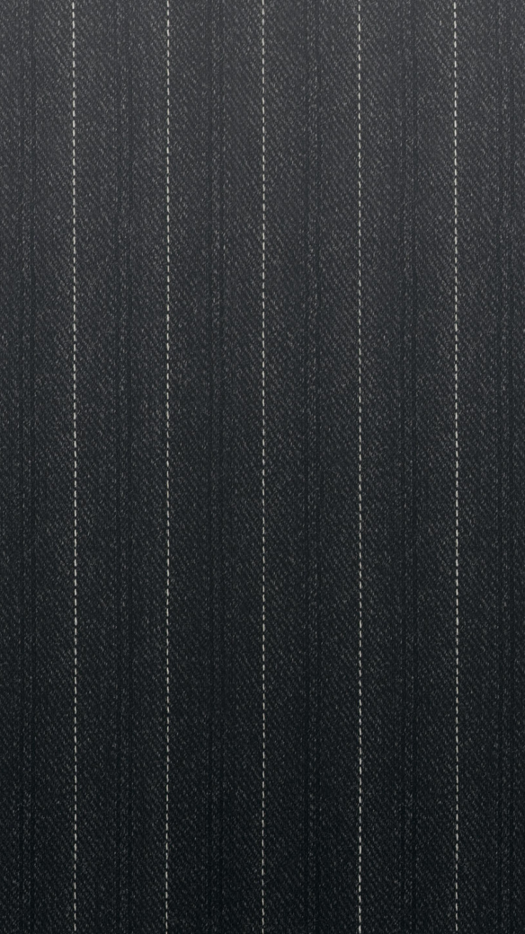 Schwarz-weißes Nadelstreifen-Textil. Wallpaper in 750x1334 Resolution