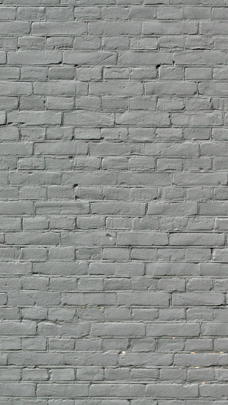 Mur de Briques Grises et Noires. Wallpaper in 750x1334 Resolution