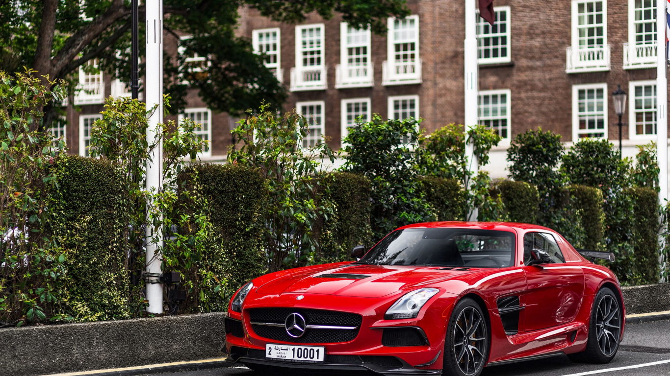 Red Ferrari 458 Italia on Road Near Building During Daytime. Wallpaper in 1366x768 Resolution