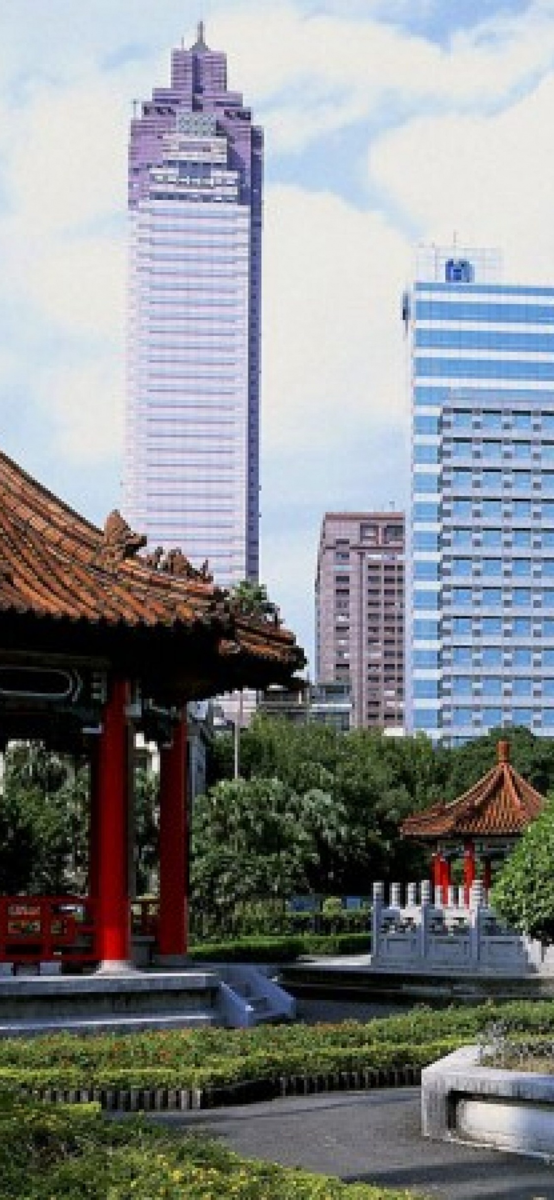 中国建筑, 里程碑, 寺庙, 城市, 外结构 壁纸 1125x2436 允许